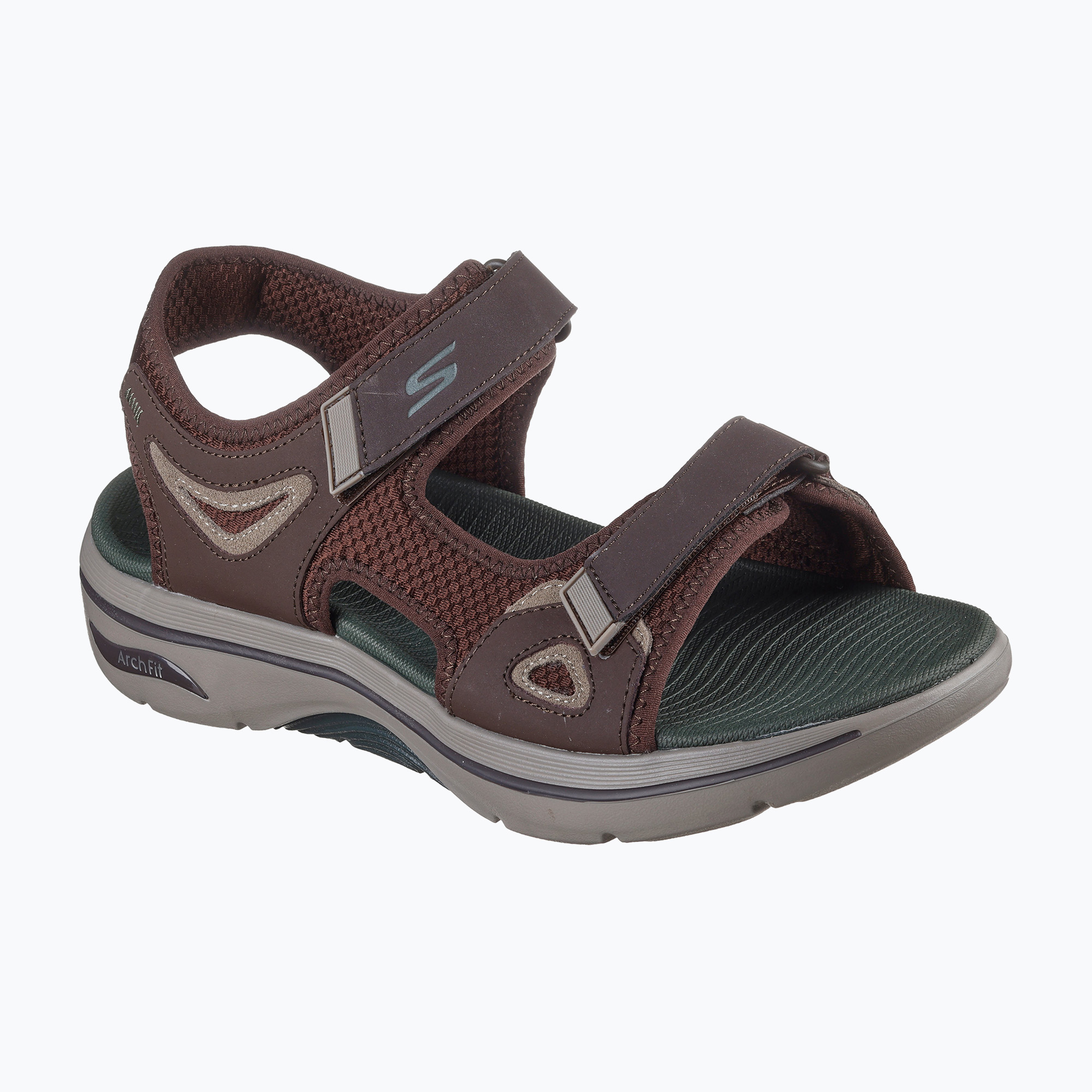 Sandały męskie SKECHERS Go Walk Arch Fit 2.0 Capistrano brown 