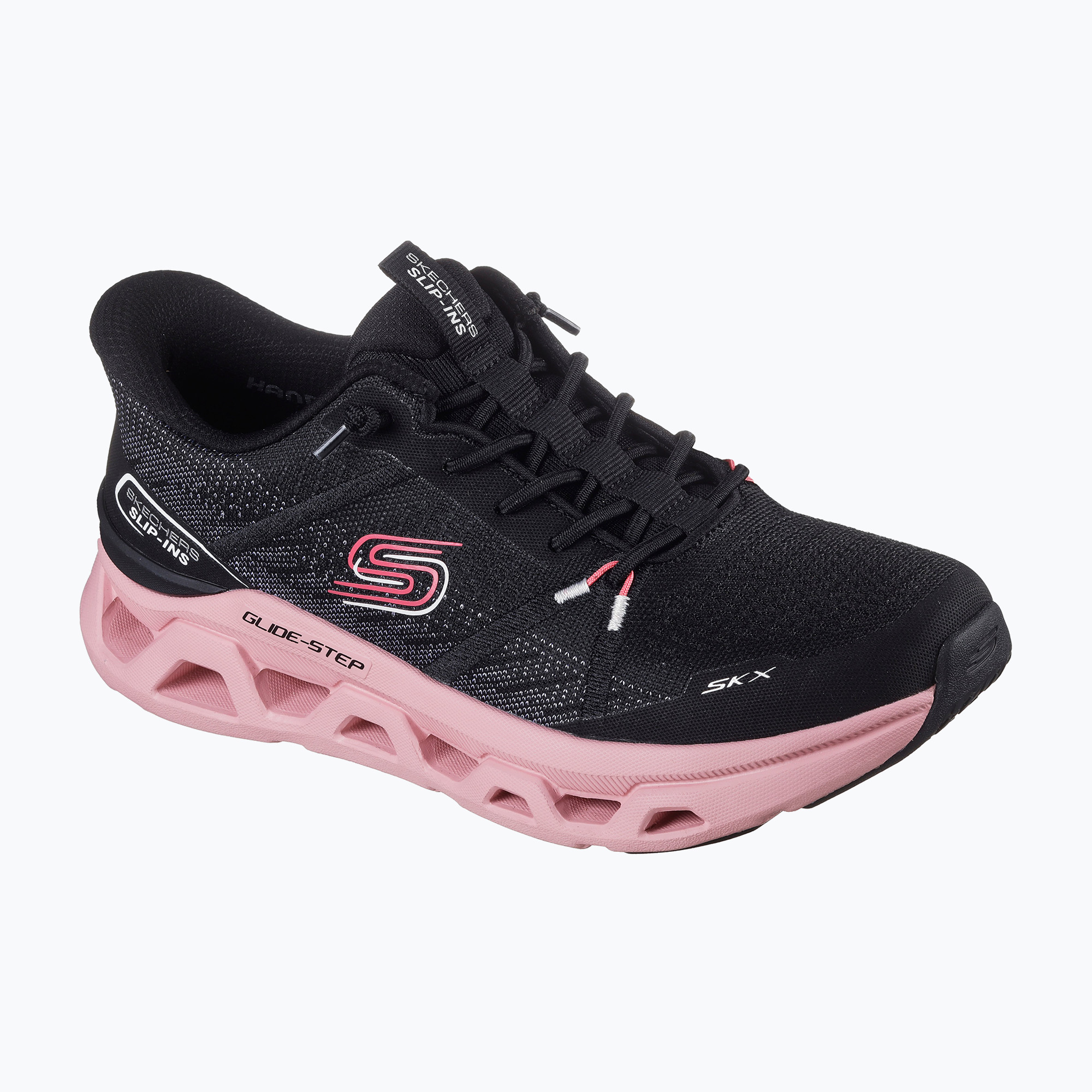 Buty damskie SKECHERS Glide-Step Altus Fast Lane black/mauve 