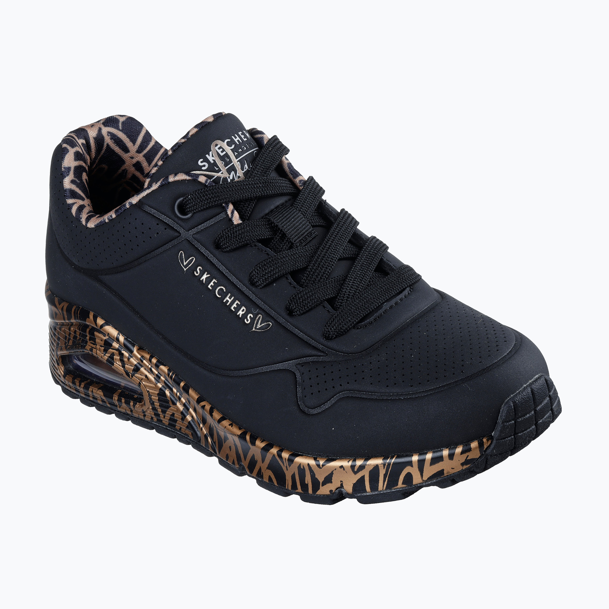 Buty damskie SKECHERS Uno Loving Love black 