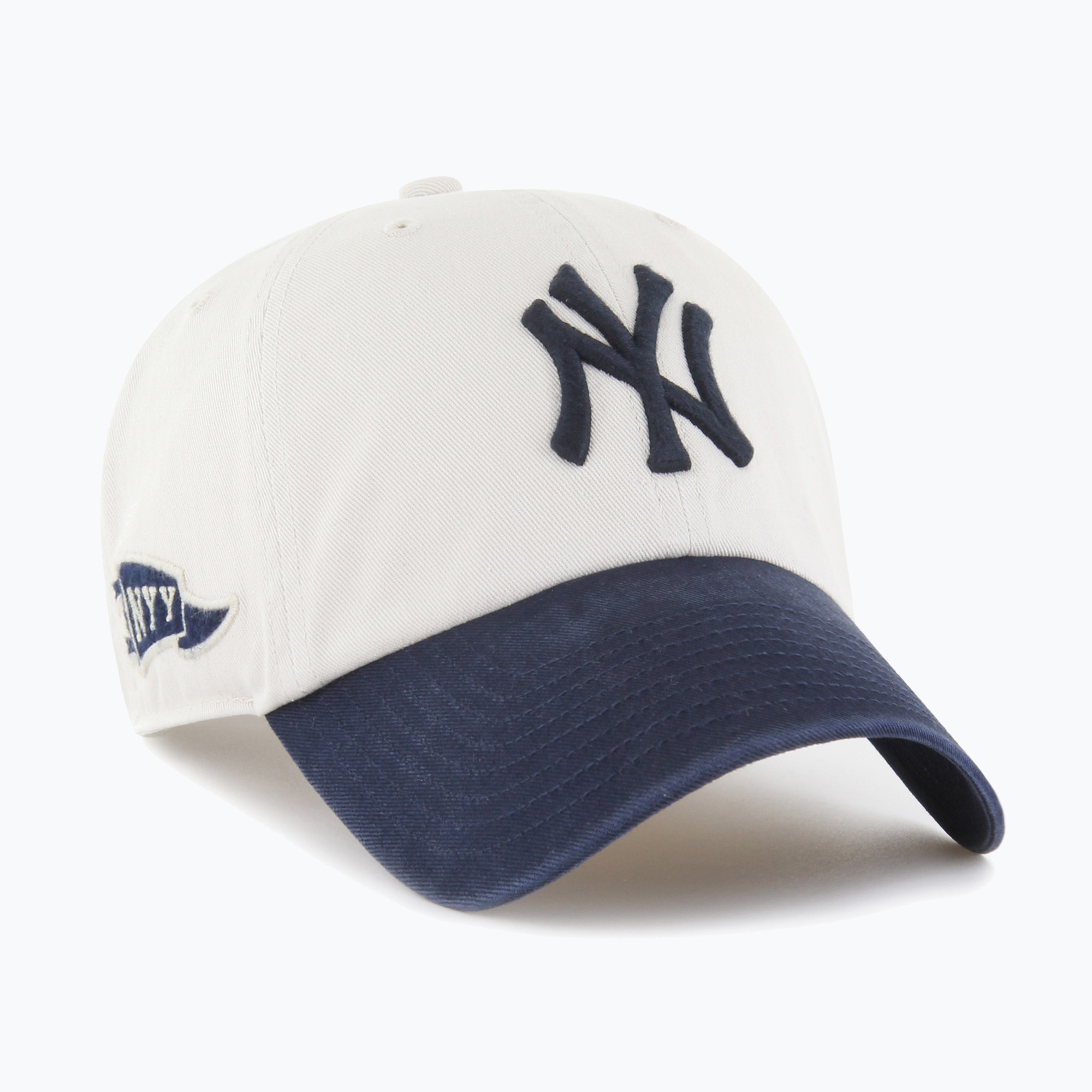 Czapka z daszkiem 47 Brand MLB New York Yankees Grand Stand CLEAN UP bone 