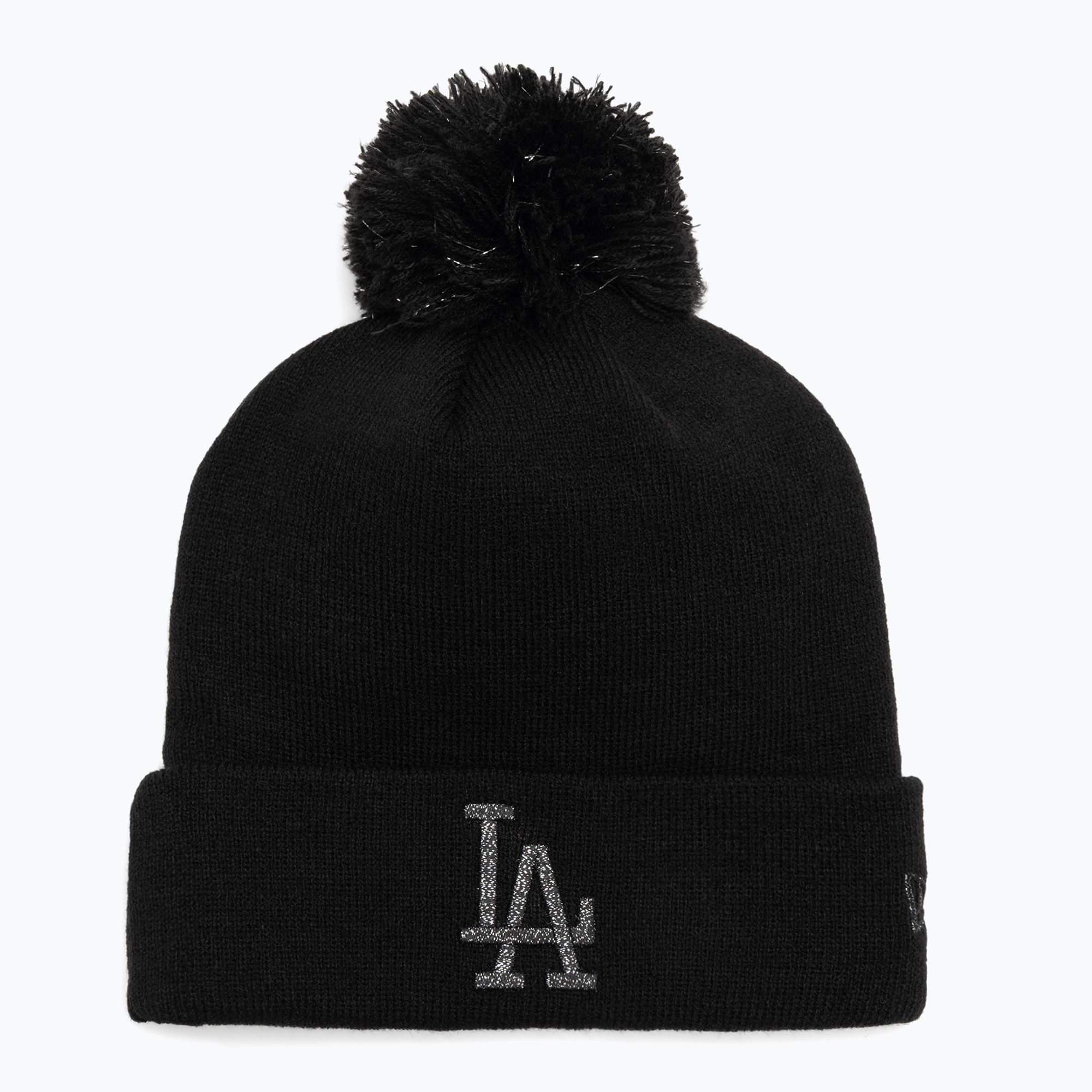 Дамска зимна шапка New Era Metallic Bobble Los Angeles Dodger blacks