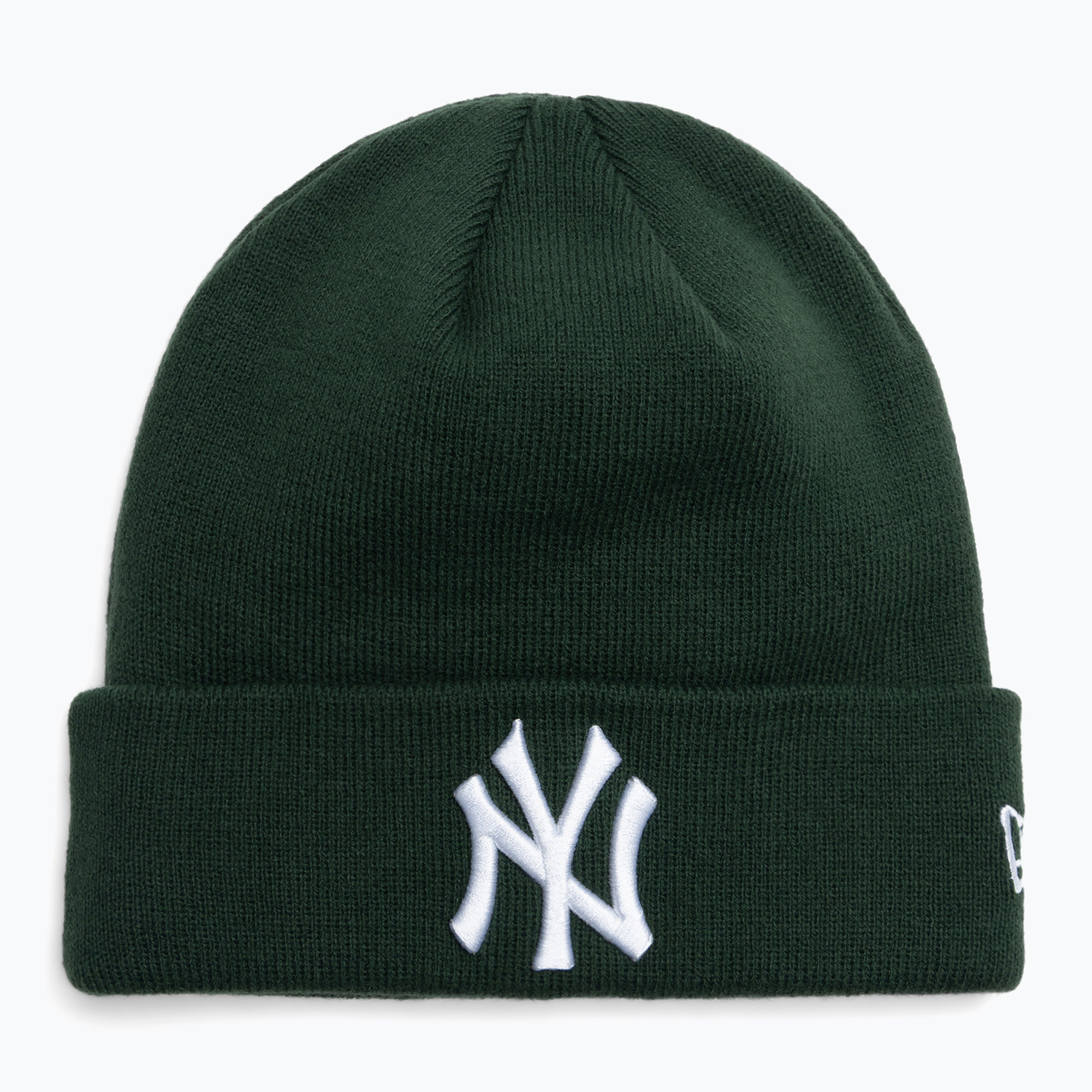 Зимна шапка New Era League Essential New York Yankees dark green/white