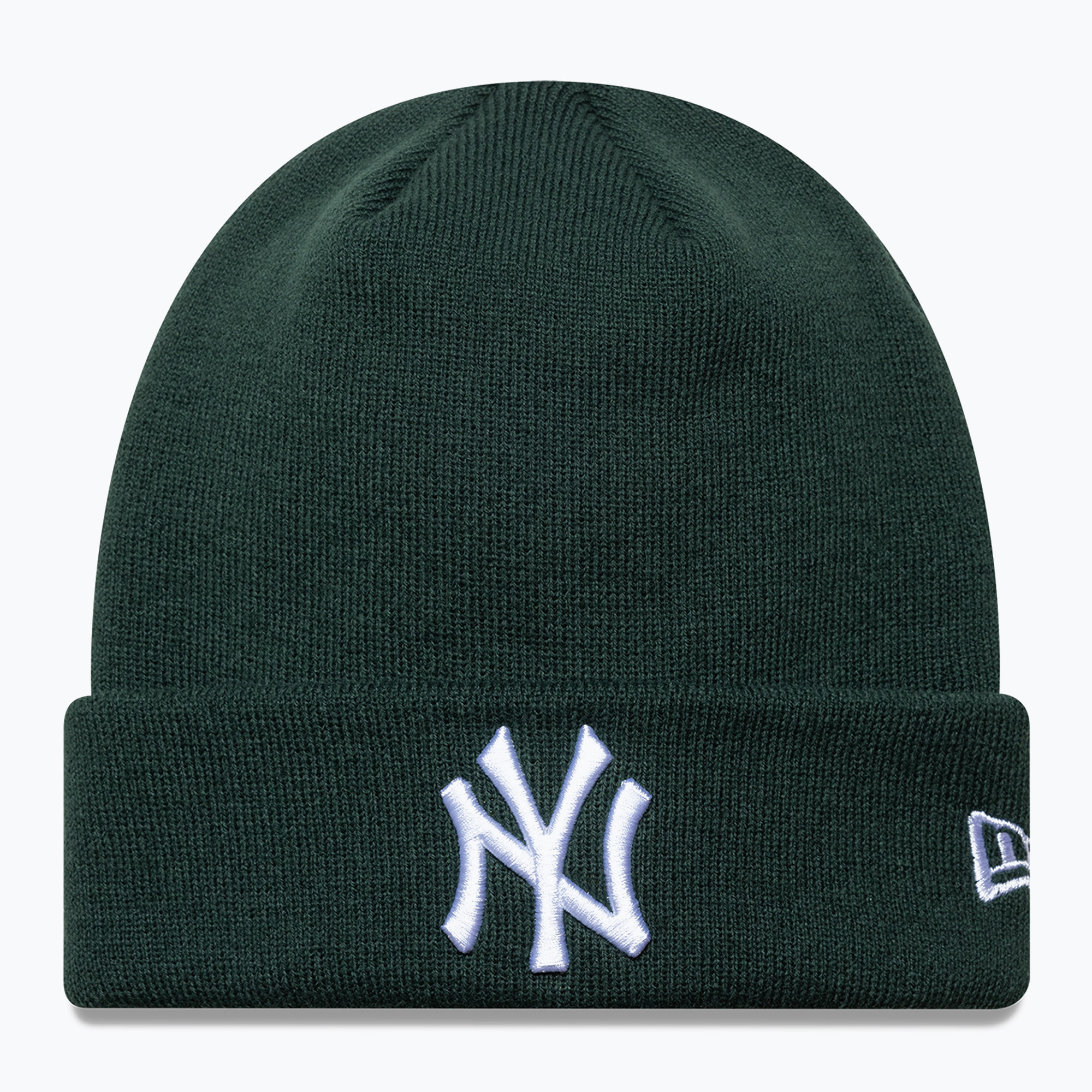 Czapka zimowa New Era League Essential New York Yankees dark green/white 