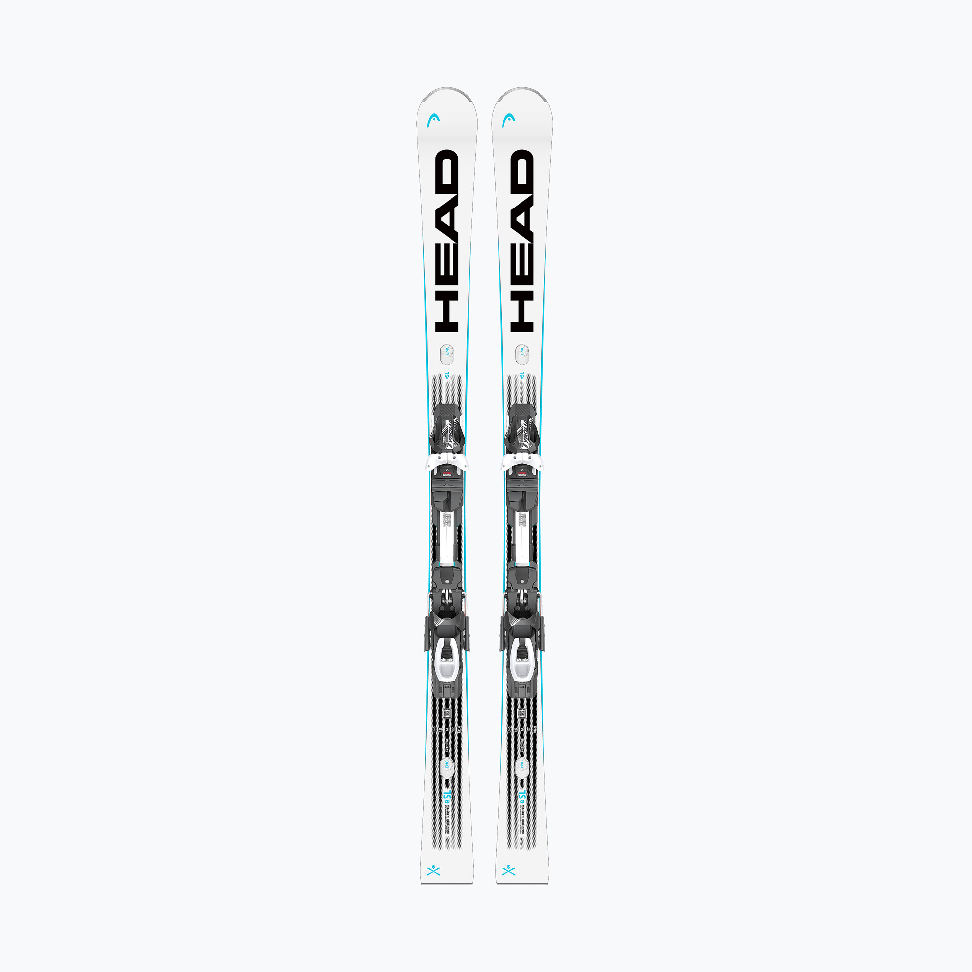 Ски за спускане със ски автомати HEAD WC Rebels e-SL RP EVO 14   Freeflex 14 GW white/black