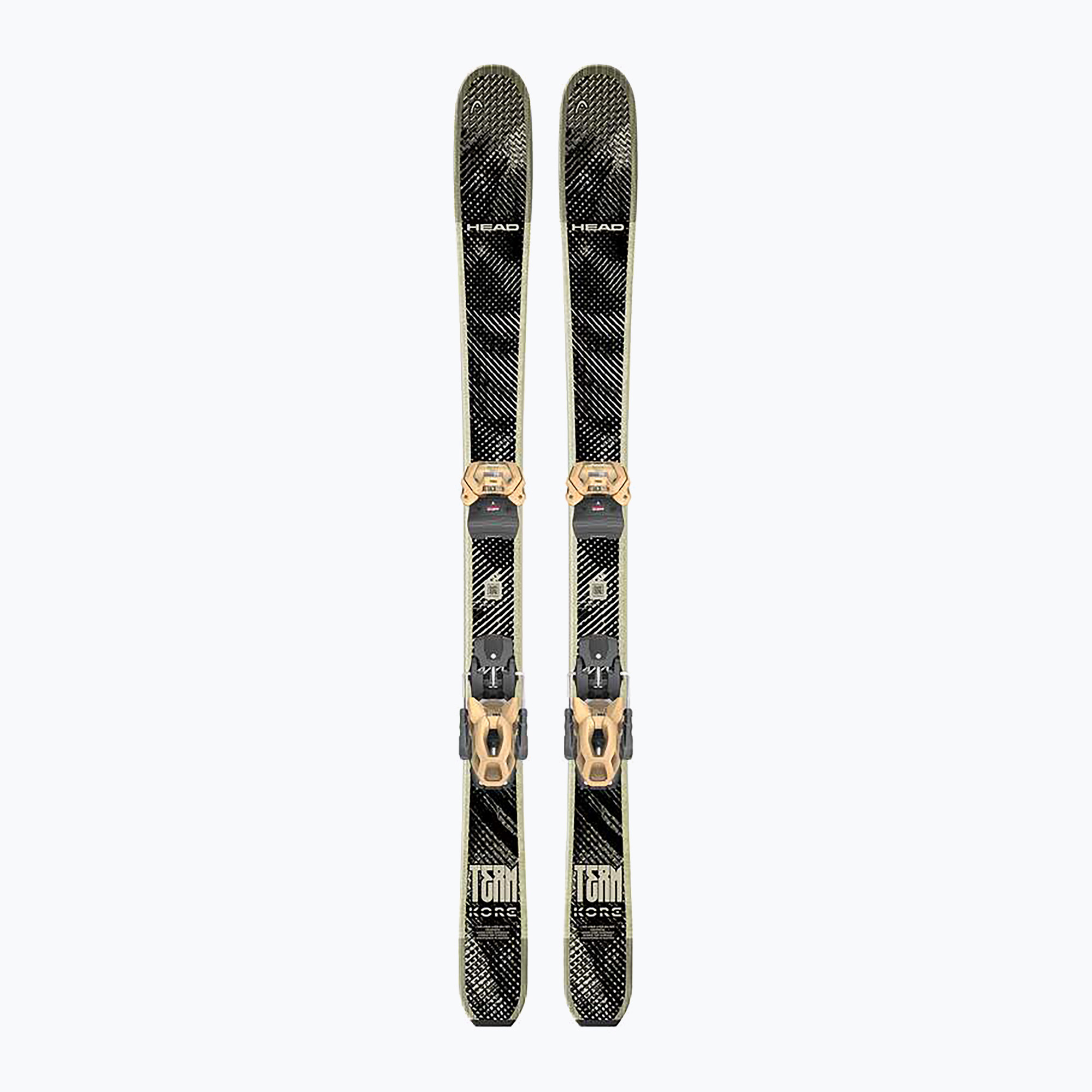 Детски ски за спускане със ски автомати HEAD Kore Team SW   Attack LYT 11 GW black/beige