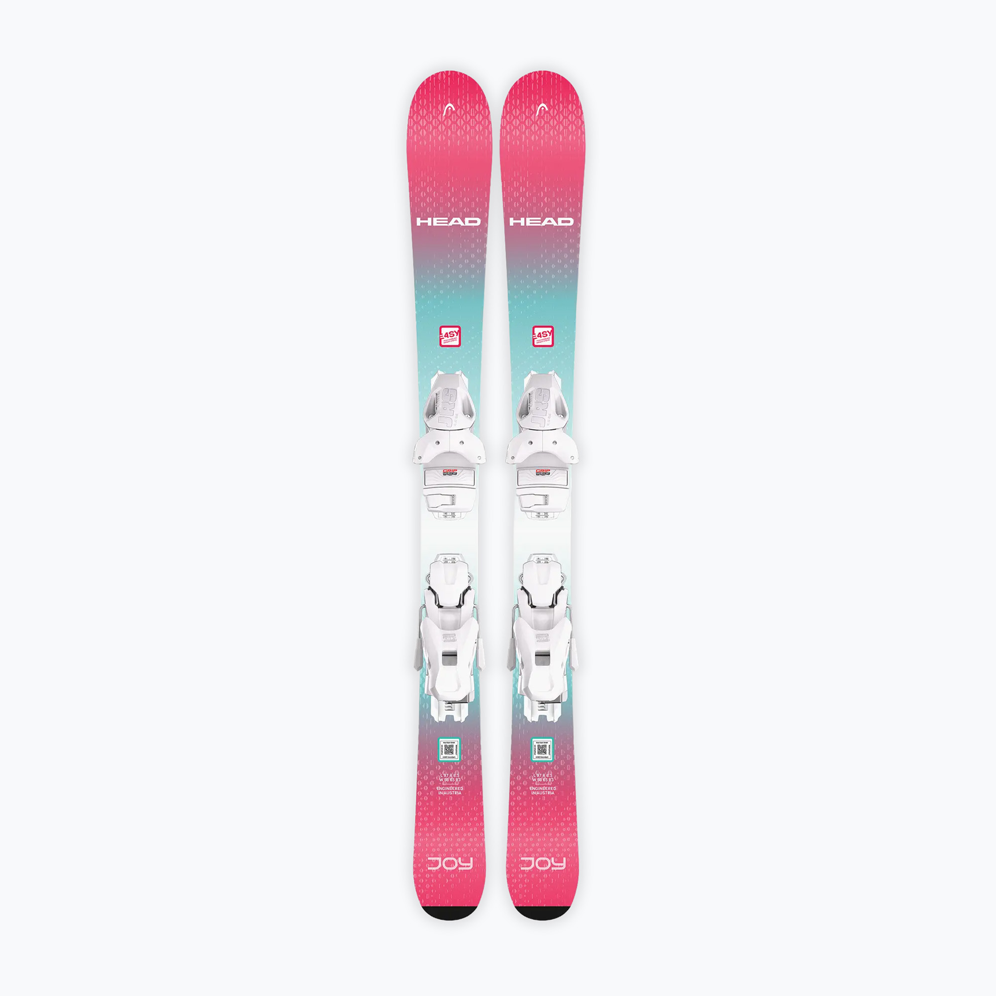 Детски ски за спускане със ски автомати HEAD Joy Easy JRS   Jrs 7.5 GW CA mint/pink