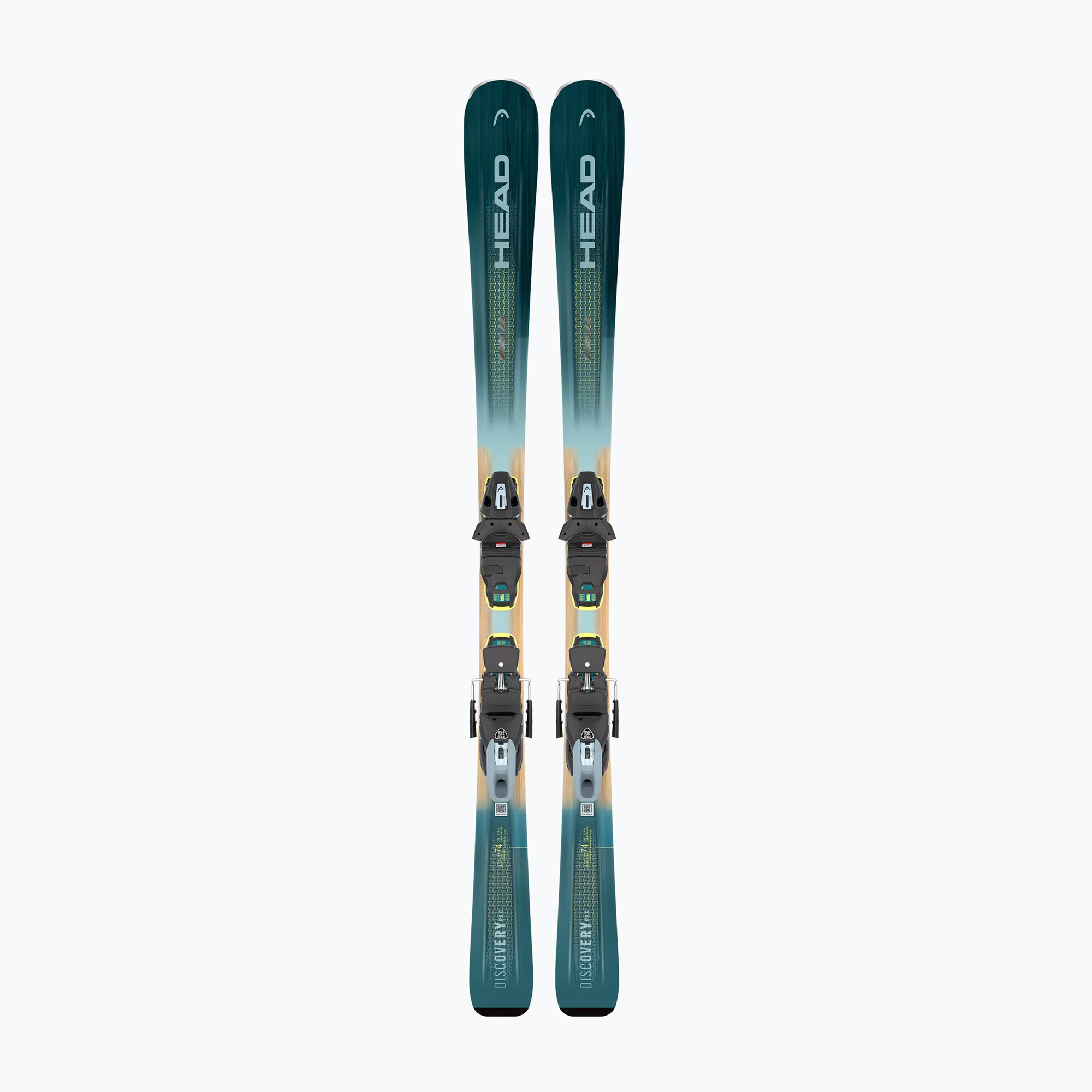 Ски за спускане със ски автомати HEAD Discovery 74 Pro AM BB-PR   Protector Evo PR 11 GW dark blue/yellow