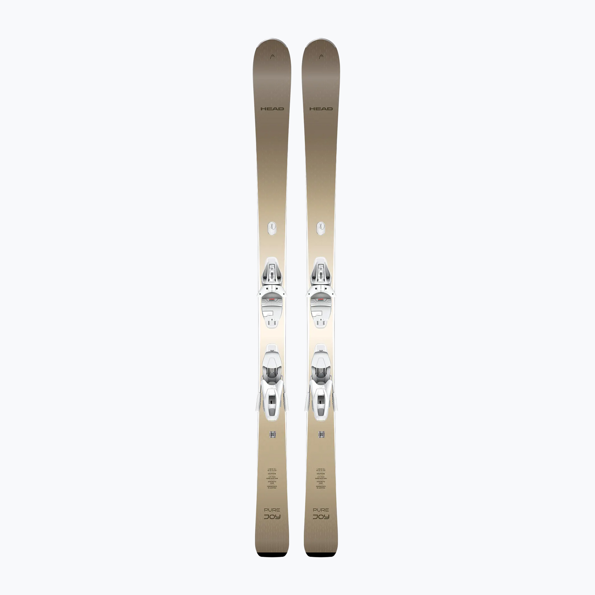 Дамски ски за спускане със ски автомати HEAD e.Pure Joy SLR BB Joy Pro   Joy 9 GW SLR gold