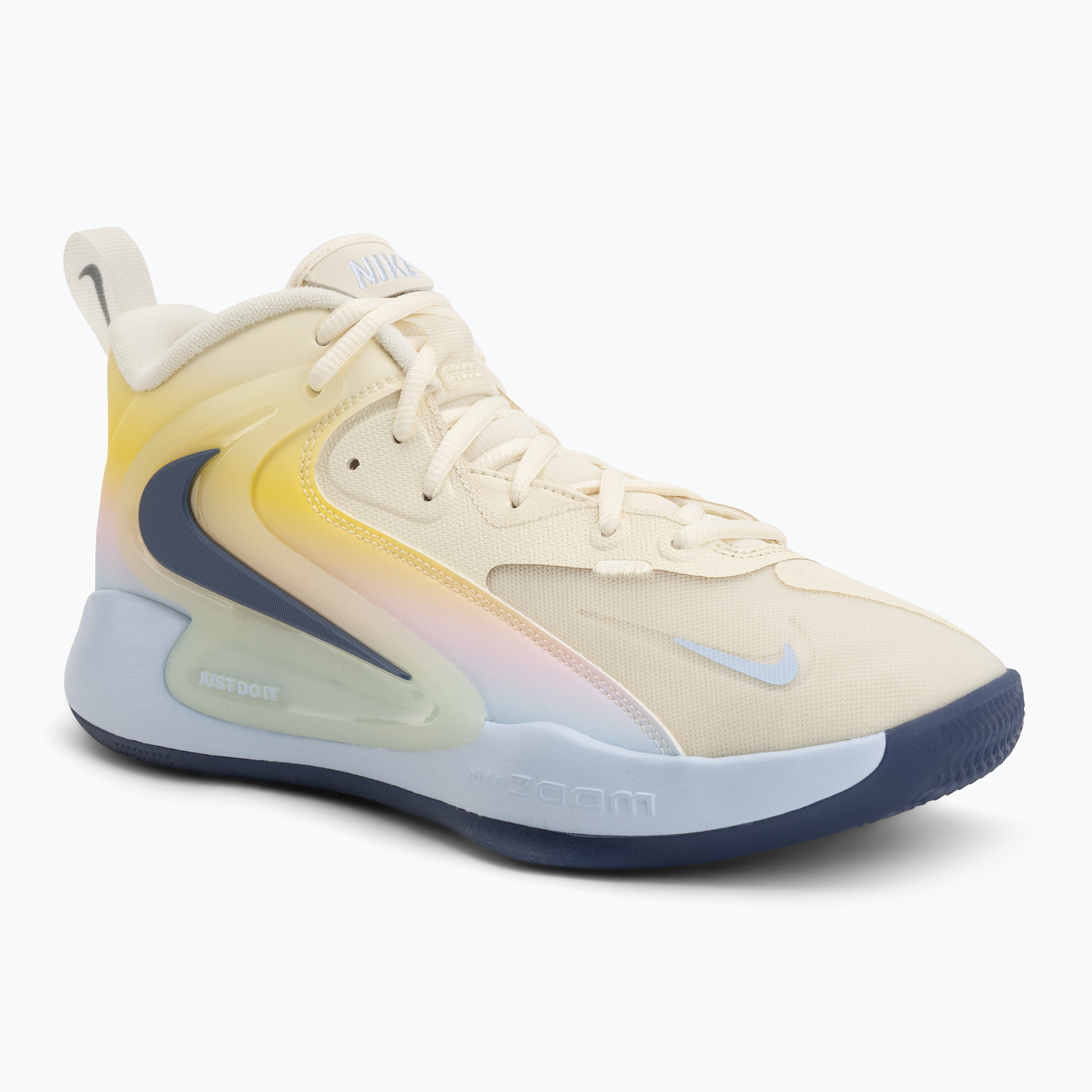 Buty do siatkówki Nike Hyperset 2 SE coconut milk/diffused blue/hydrogen blue 