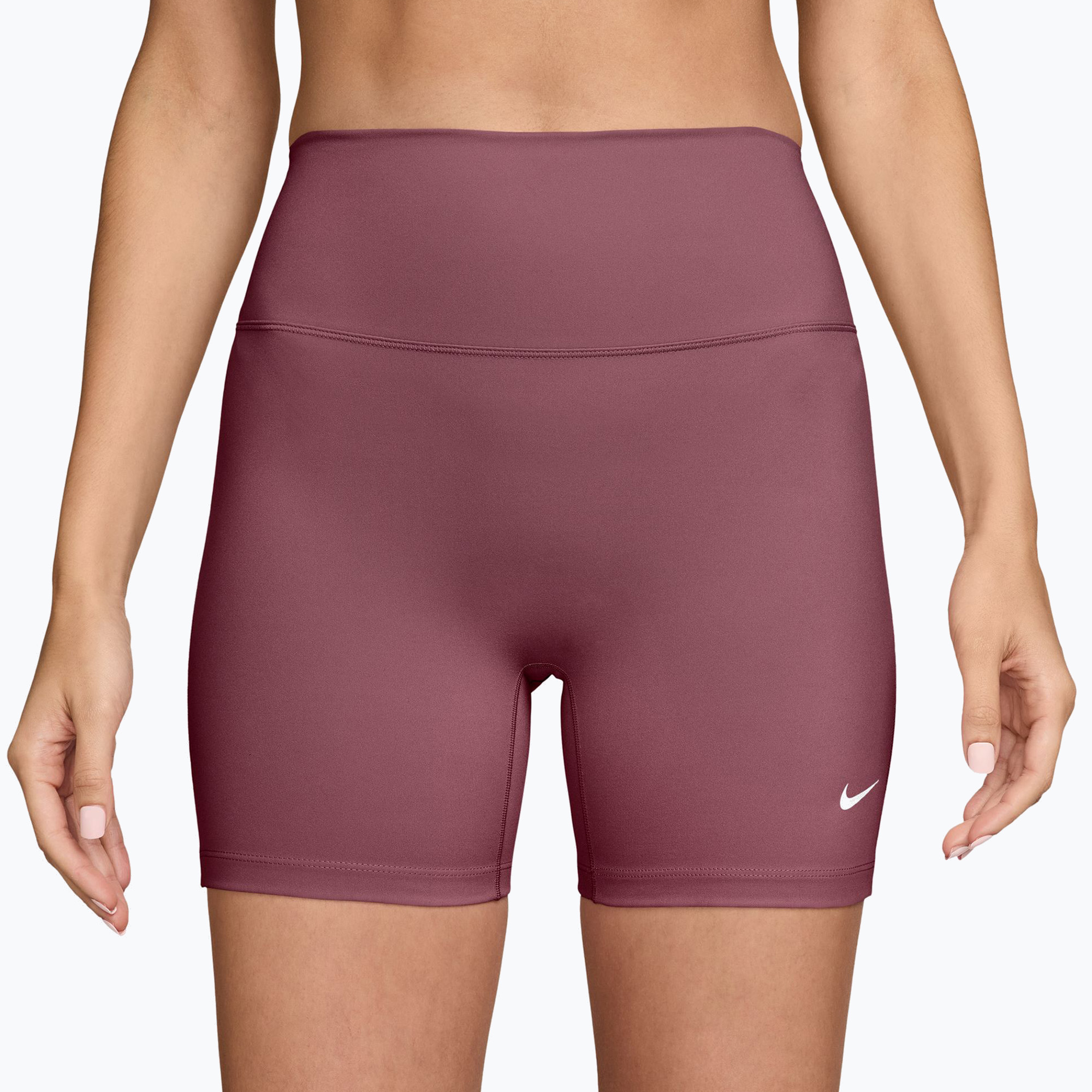 Spodenki treningowe damskie Nike One pink smoke/white 