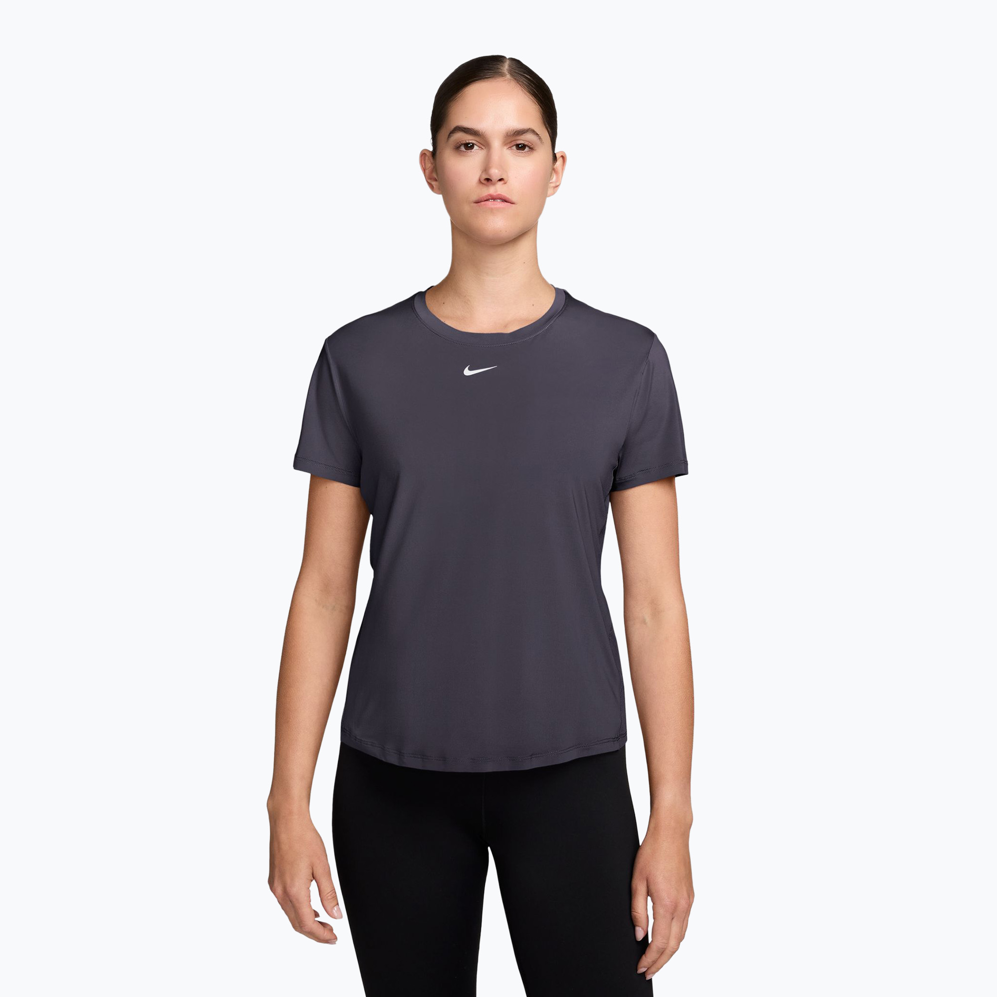 Дамска тениска Nike One Classic Dri-Fit SS gridiron/white