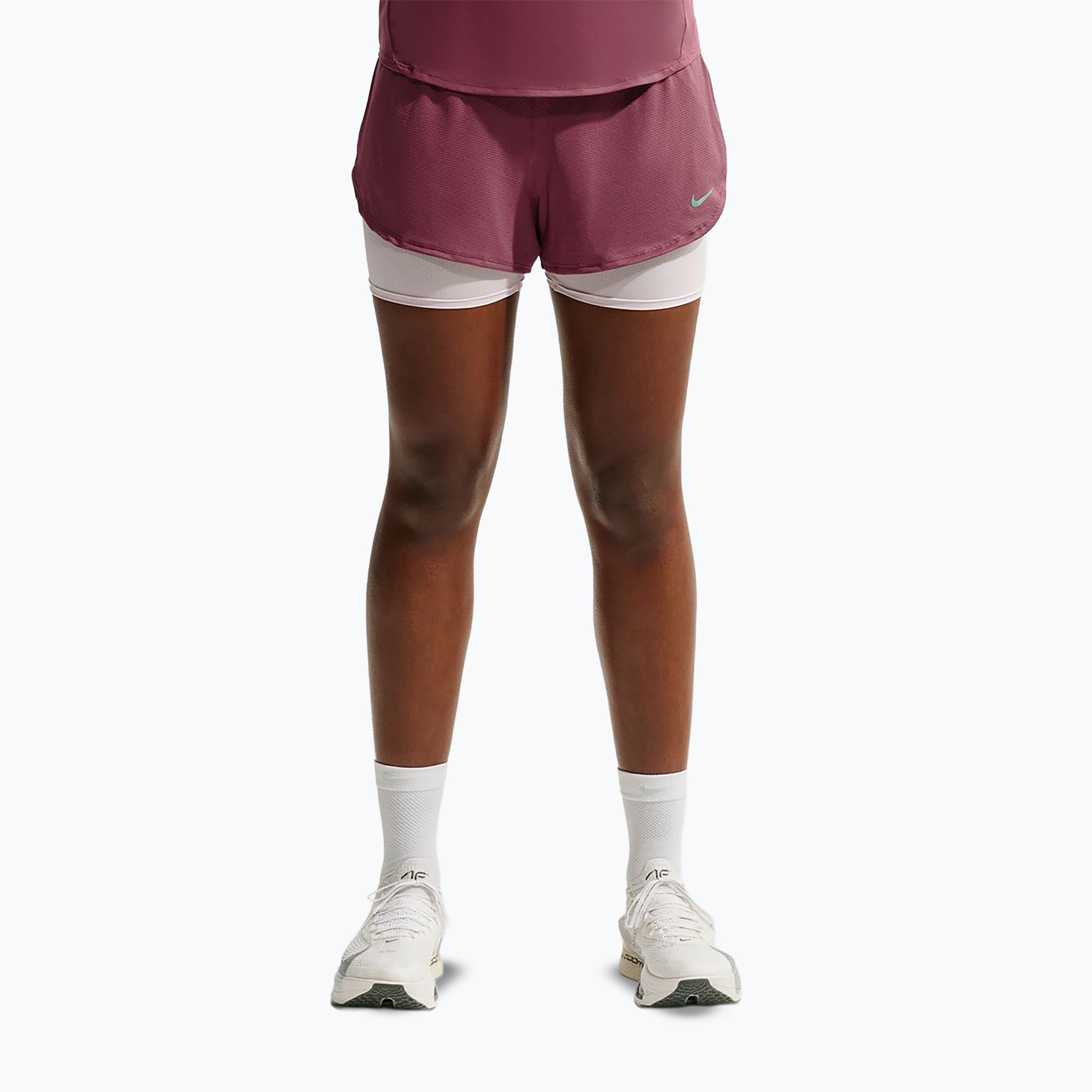 Spodenki do biegania damskie Nike Flow pink smoke