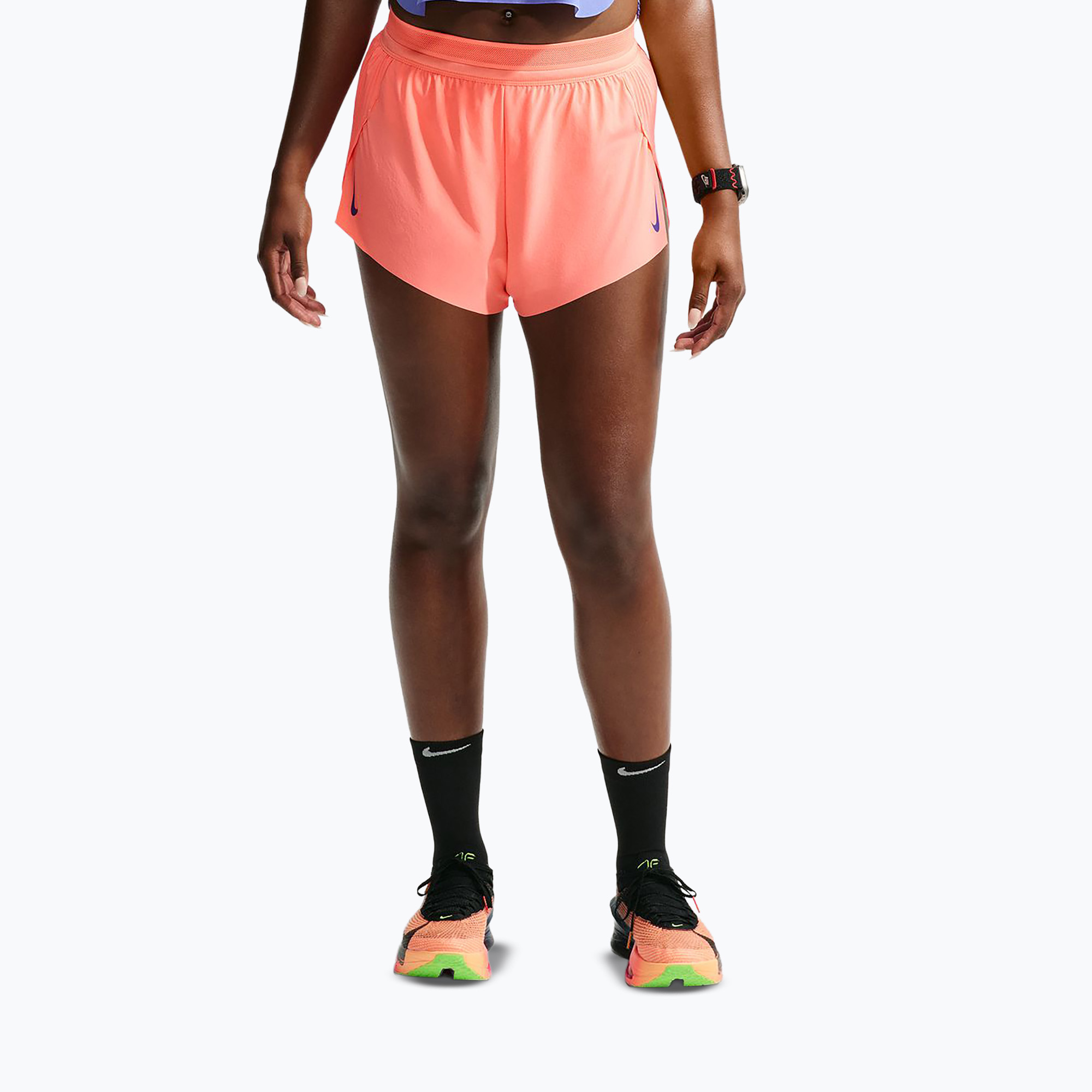 Spodenki do biegania damskie Nike AeroSwift Dri-Fit ADV Mid-Rise 3