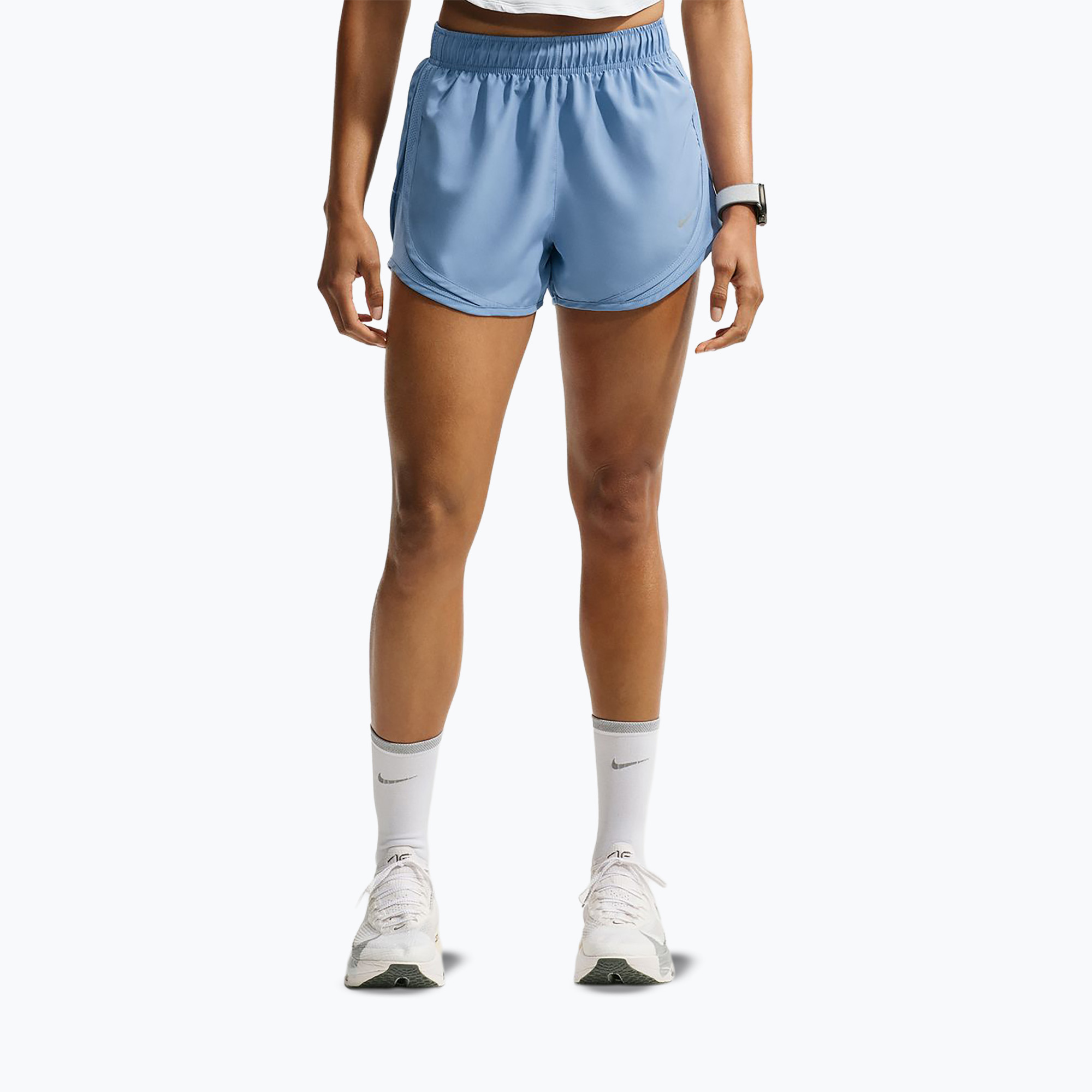 Spodenki do biegania damskie Nike Tempo work blue/work blue