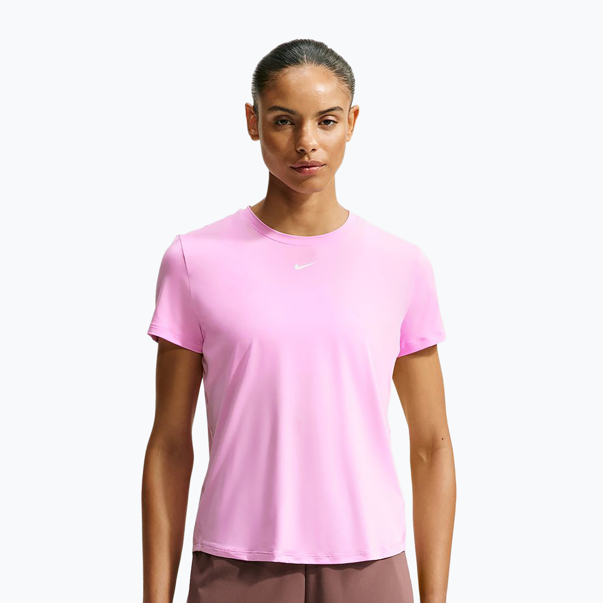 Koszulka treningowa damska Nike One Classic pink rise/white 