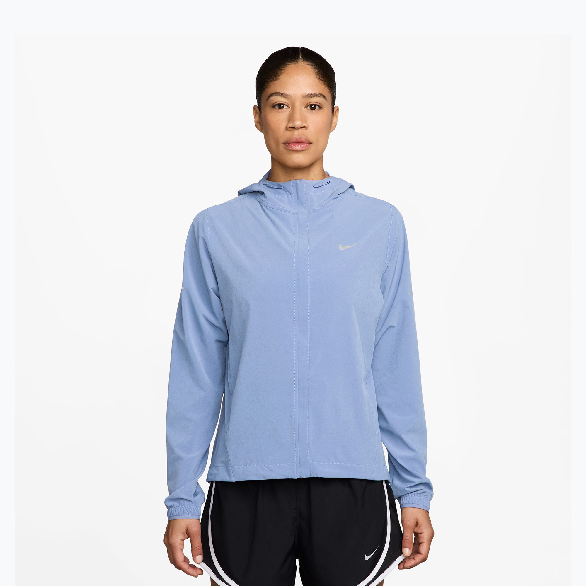 Kurtka do biegania damska Nike Swift aluminum