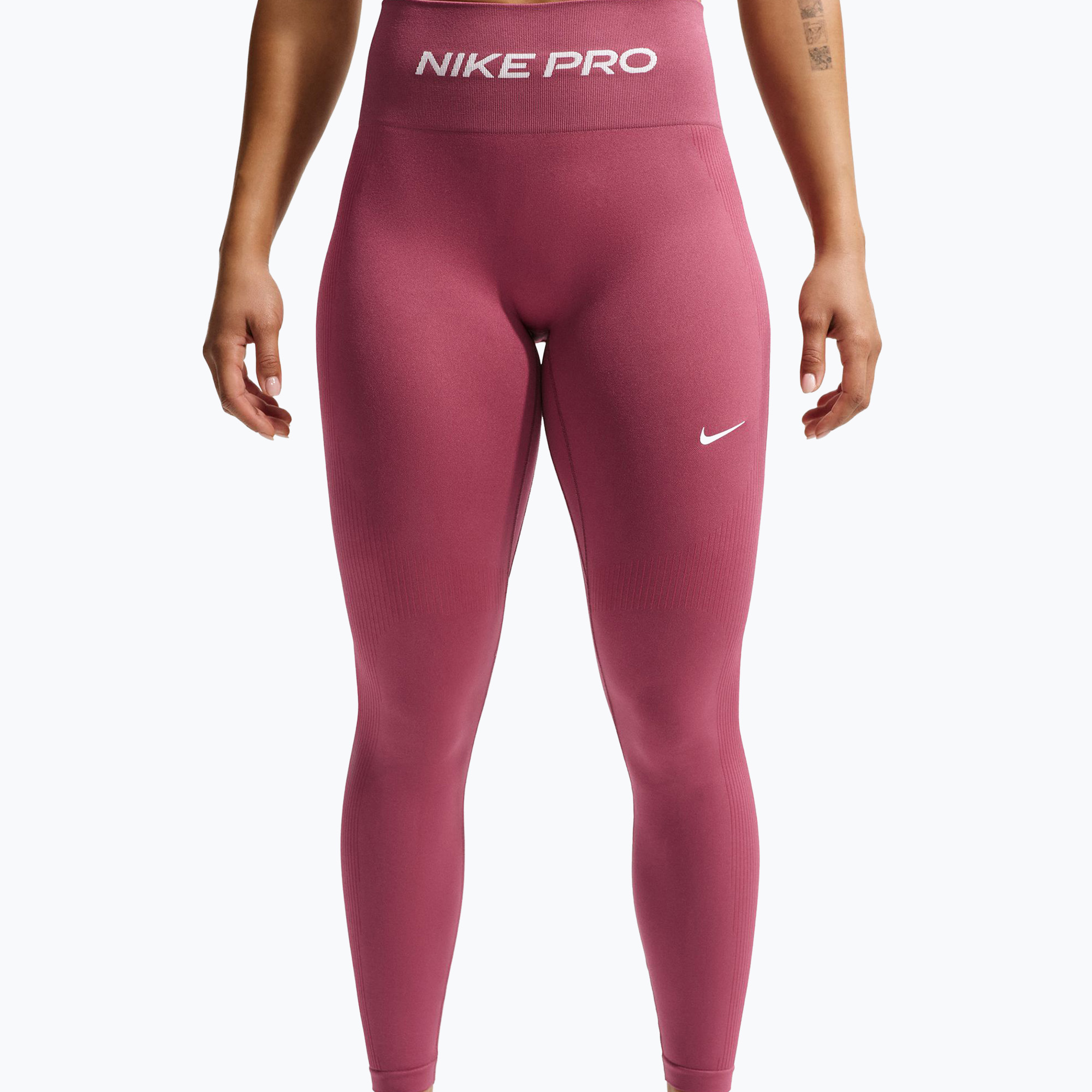 Дамски клин Nike Pro Seamless pink smoke/white