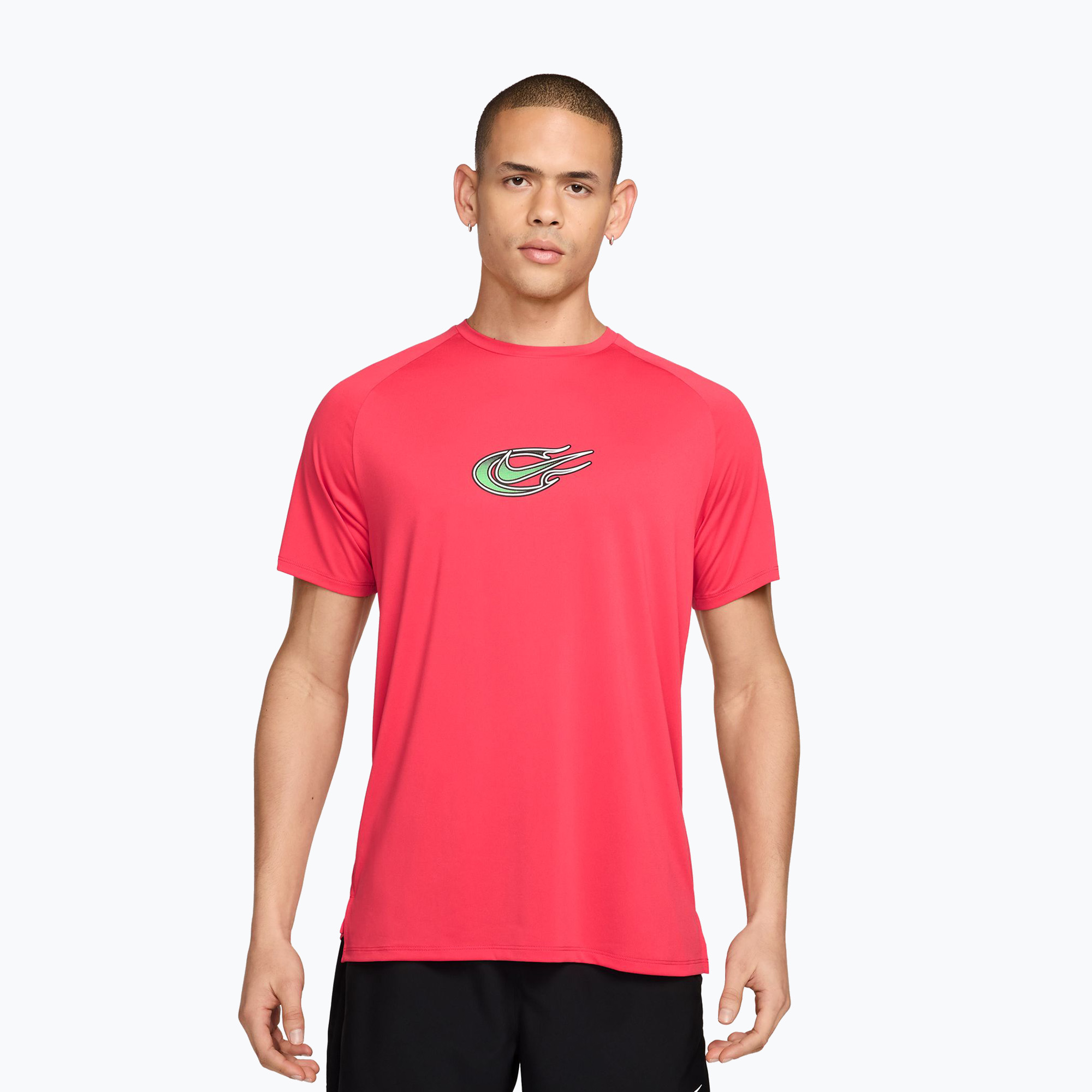 Koszulka do biegania męska Nike Stride fusion red 