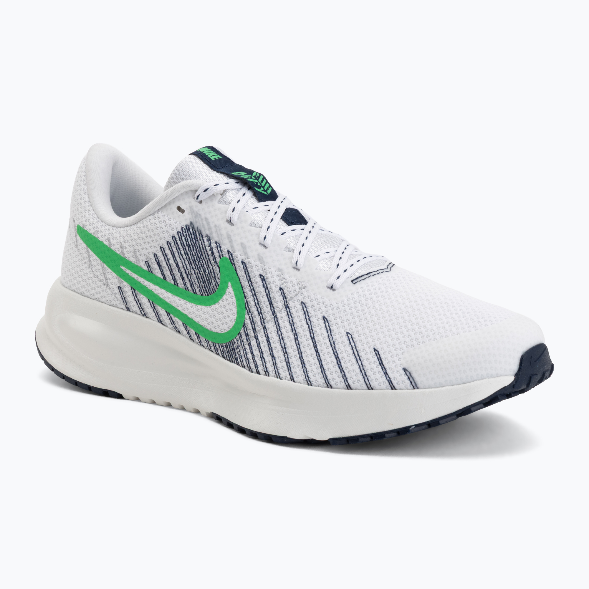 Buty do biegania męskie Nike Run Defy white/midnight navy/green spark 