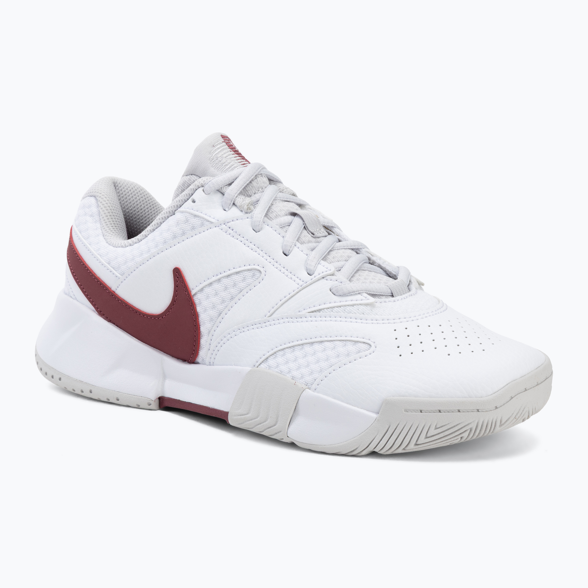 Încălțăminte de tenis pentru femei Nike Court Lite 4 White/Vast Grey/Pink Smoke