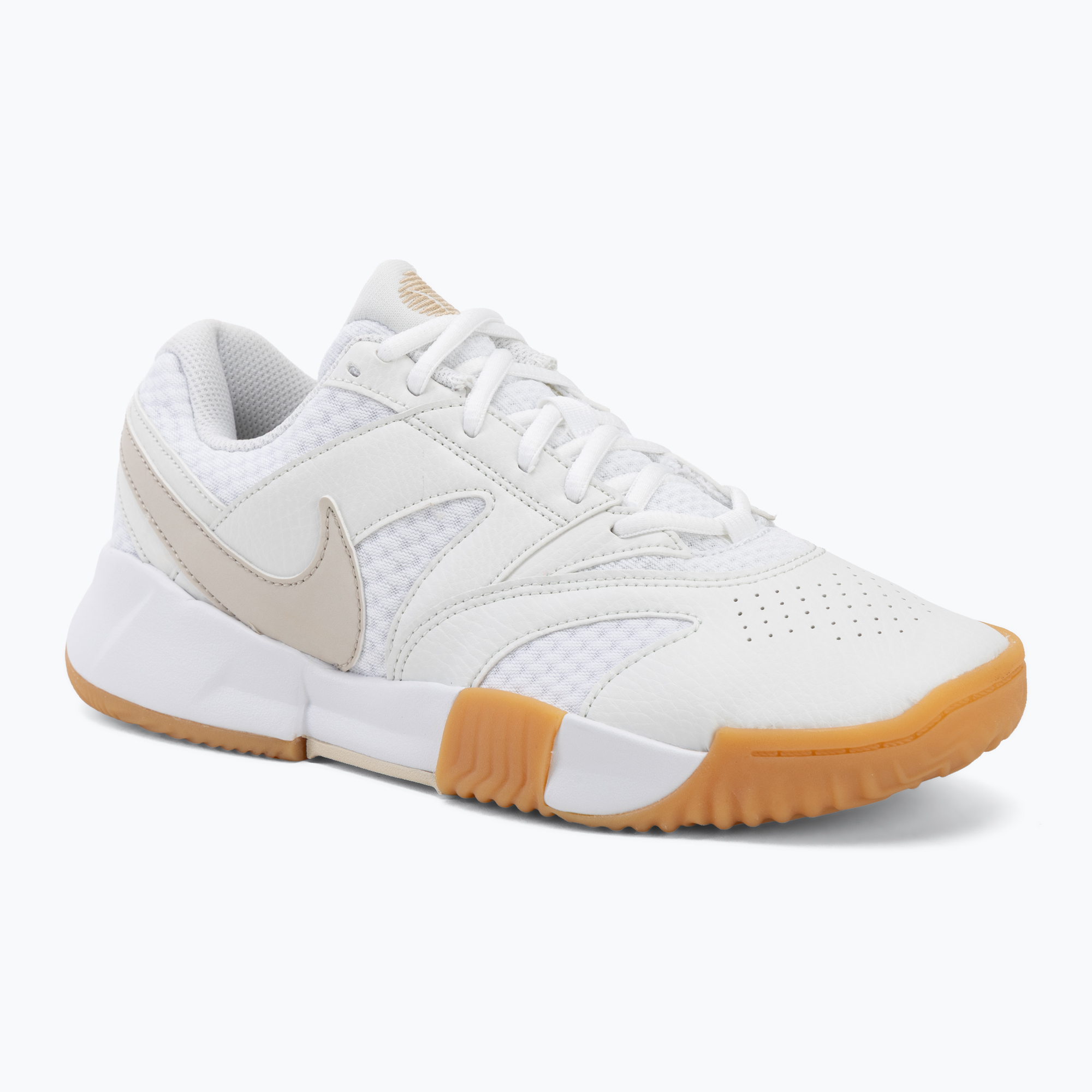 Buty do tenisa męskie Nike Court Lite 4 White/Summit White/Linen/Light Orewood Brown 