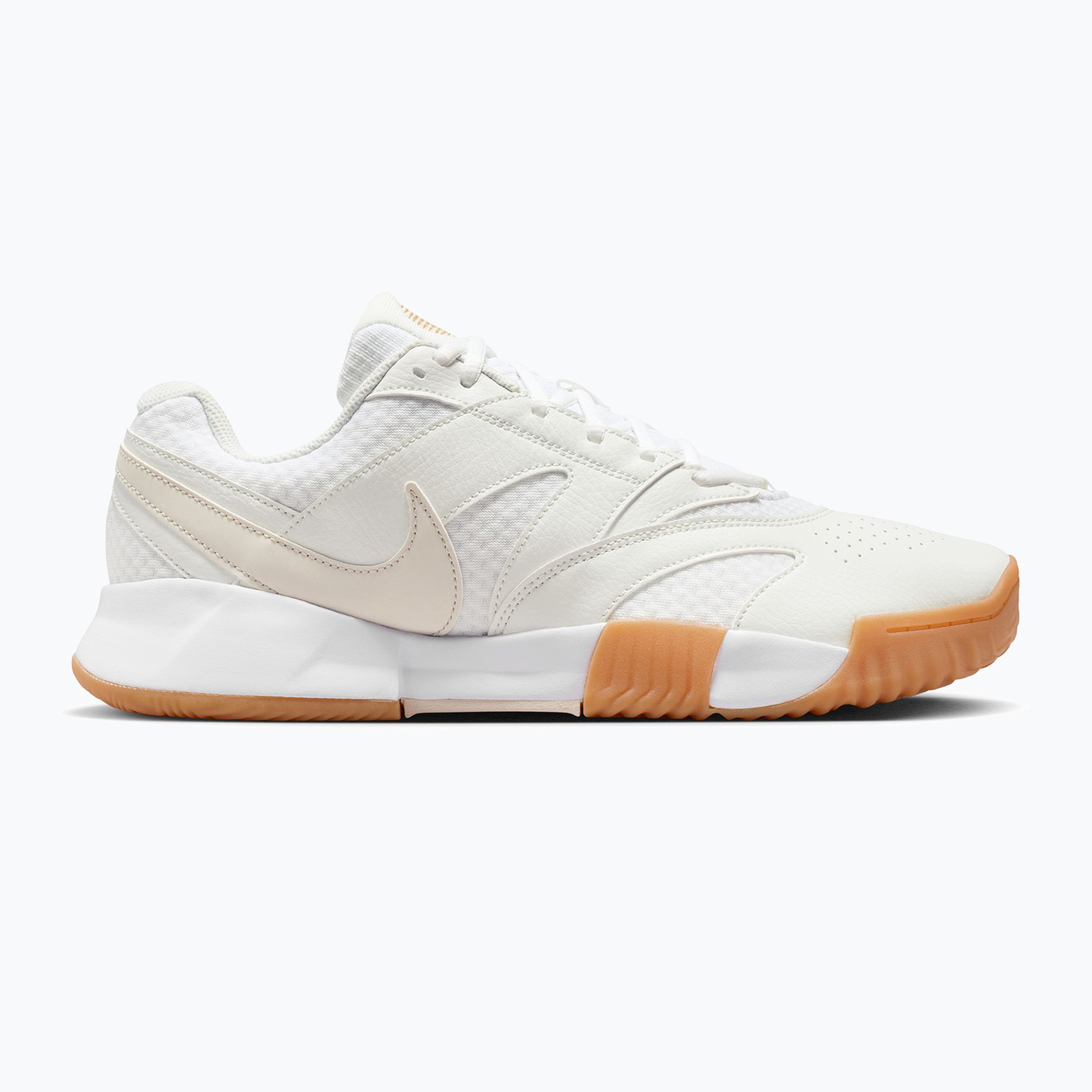 Încălțăminte de tenis pentru bărbați Nike Court Lite 4 White/Summit White/Linen/Light Orewood Brown