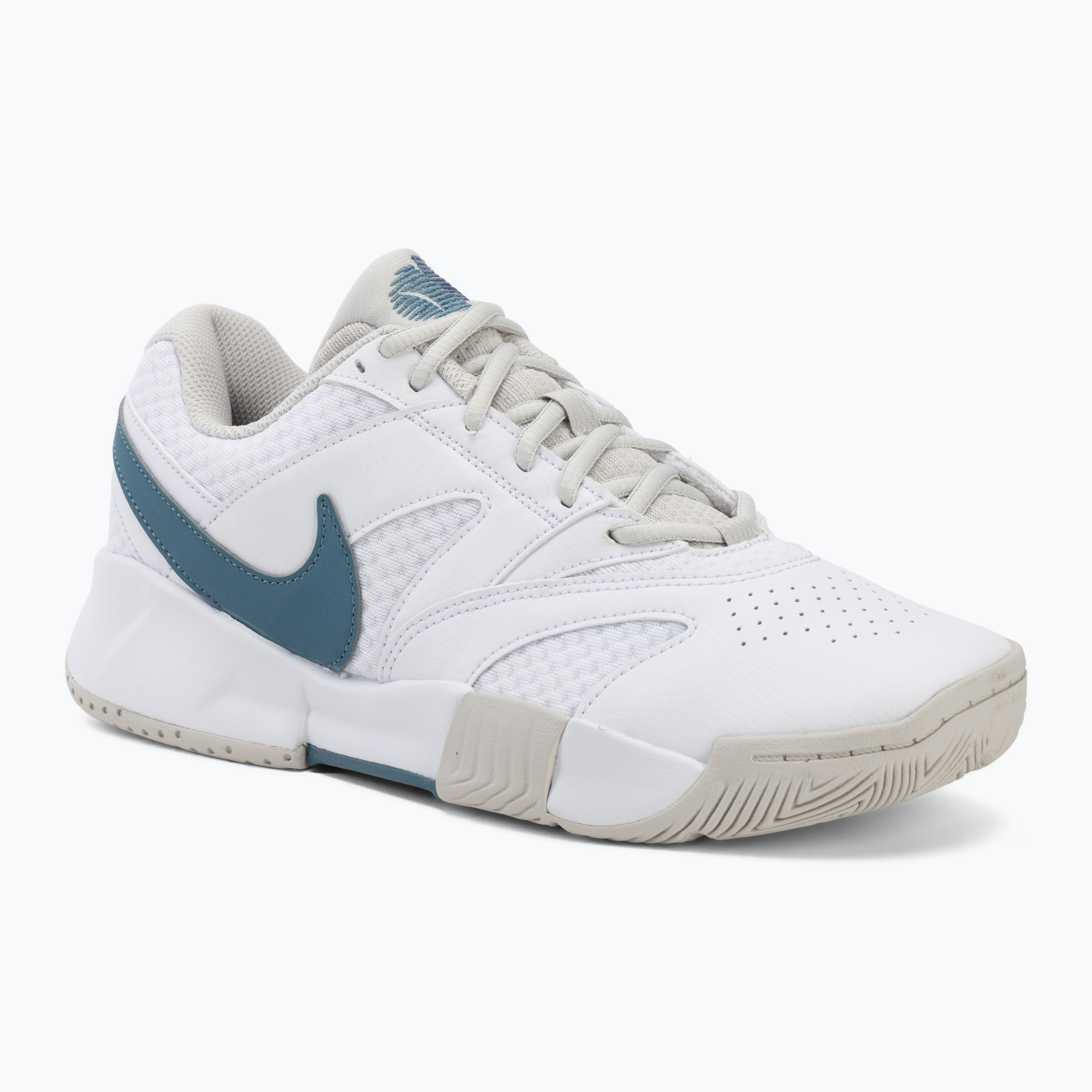 Încălțăminte de tenis pentru bărbați Nike Court Lite 4 White/Light Bone/New Slate/Smokey Blue