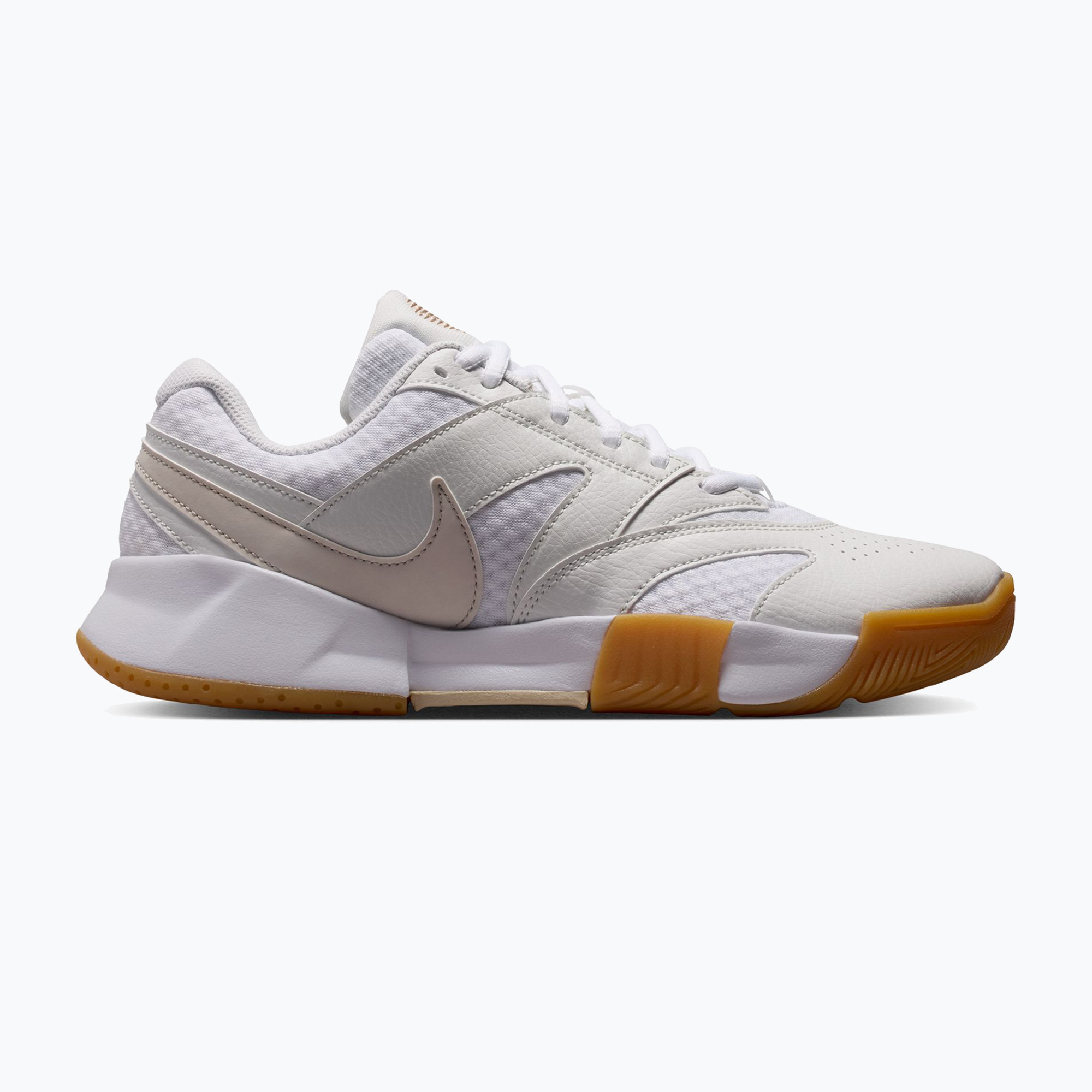 Buty do tenisa damskie Nike Court Lite 4 White/Summit White/Linen/Light Orewood Brown 