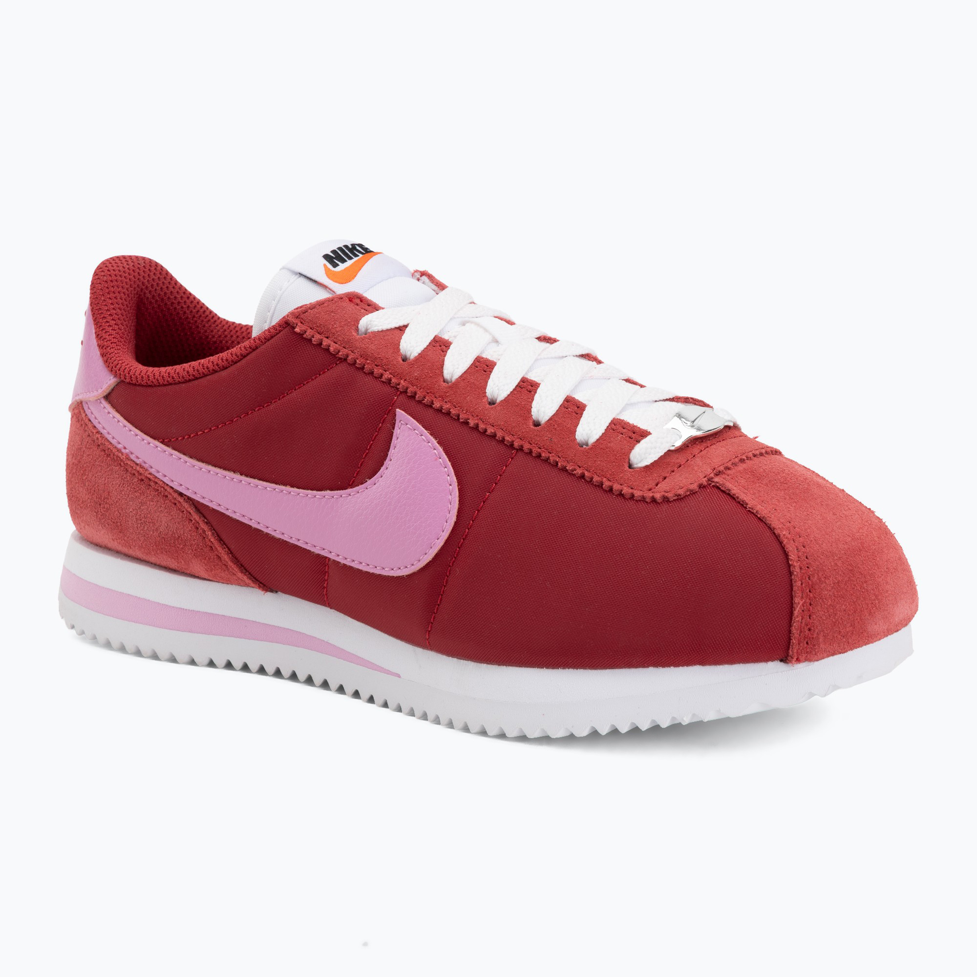 Buty damskie Nike Cortez Textile tough red/white/safety orange/light magenta | WYSYŁKA W 24H | 30 DNI NA ZWROT