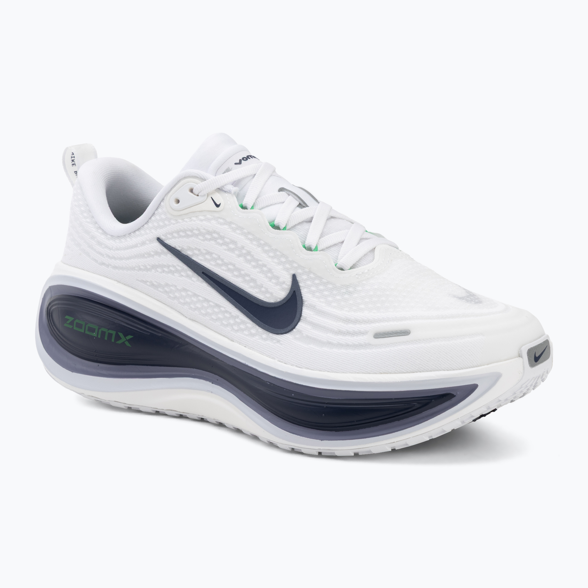 Buty do biegania męskie Nike Vomero Plus white/green spark/midnight navy 