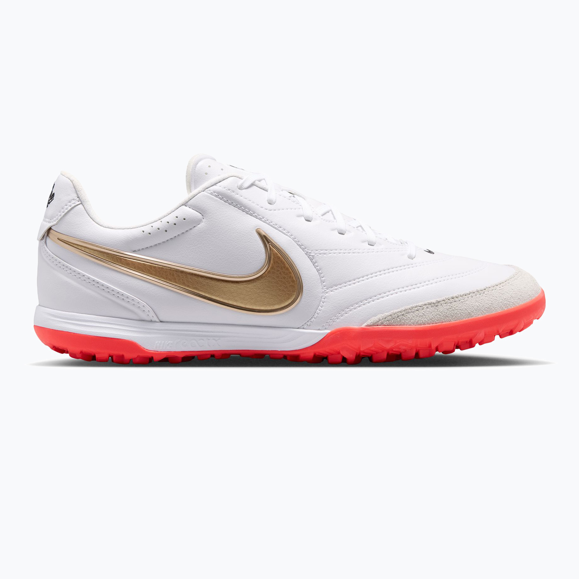 Мъжки футболни обувки Nike Tiempo Ligera Pro White/Bright Crimson/Blur