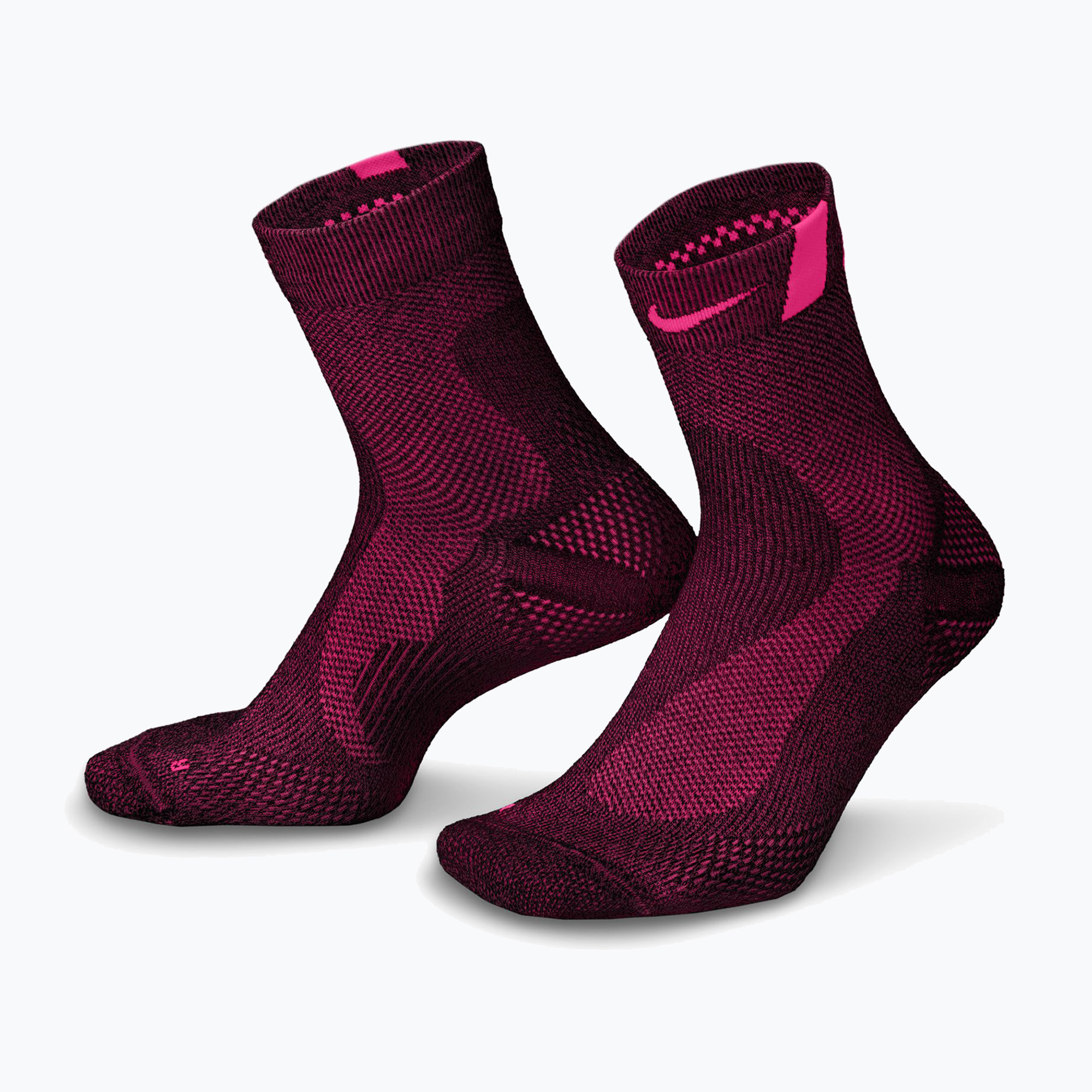 Чорапи Nike Run Lightweight Micro Crew Black/Hyper Pink/Hyper Pink