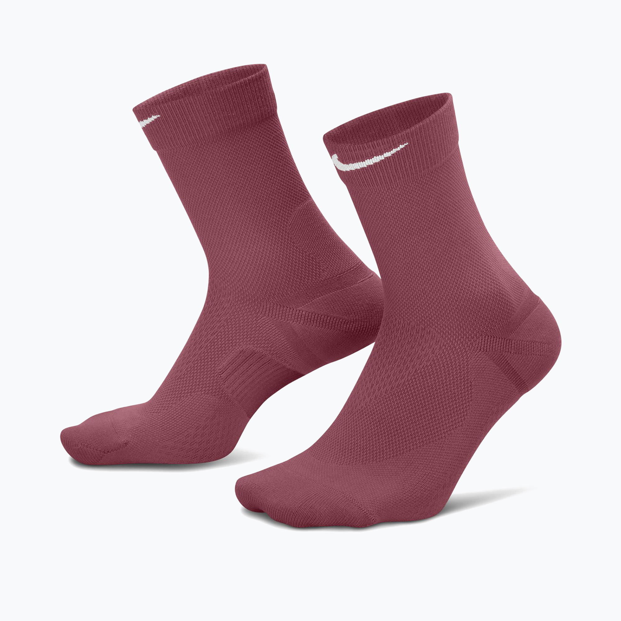 Чорапи Nike Run Midweight Crew pink smoke/pink rise/white