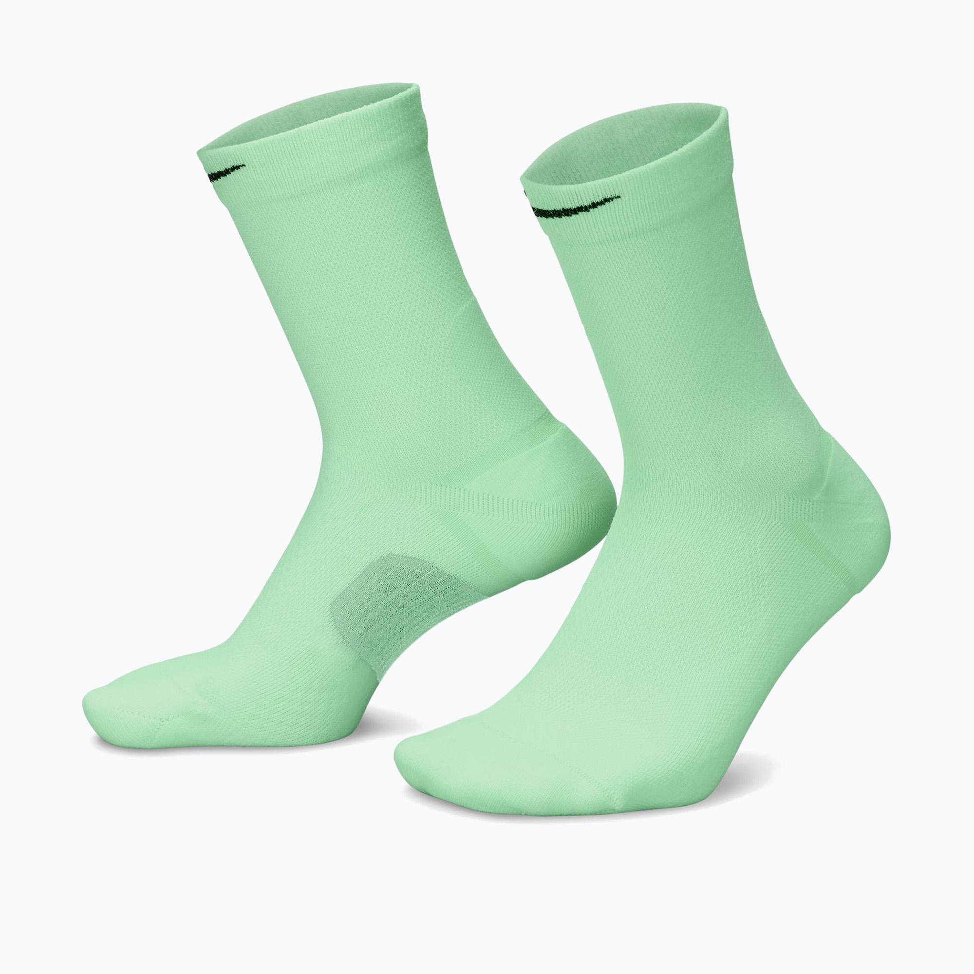 Чорапи Nike Run Midweight Crew cucumber calm/black/black
