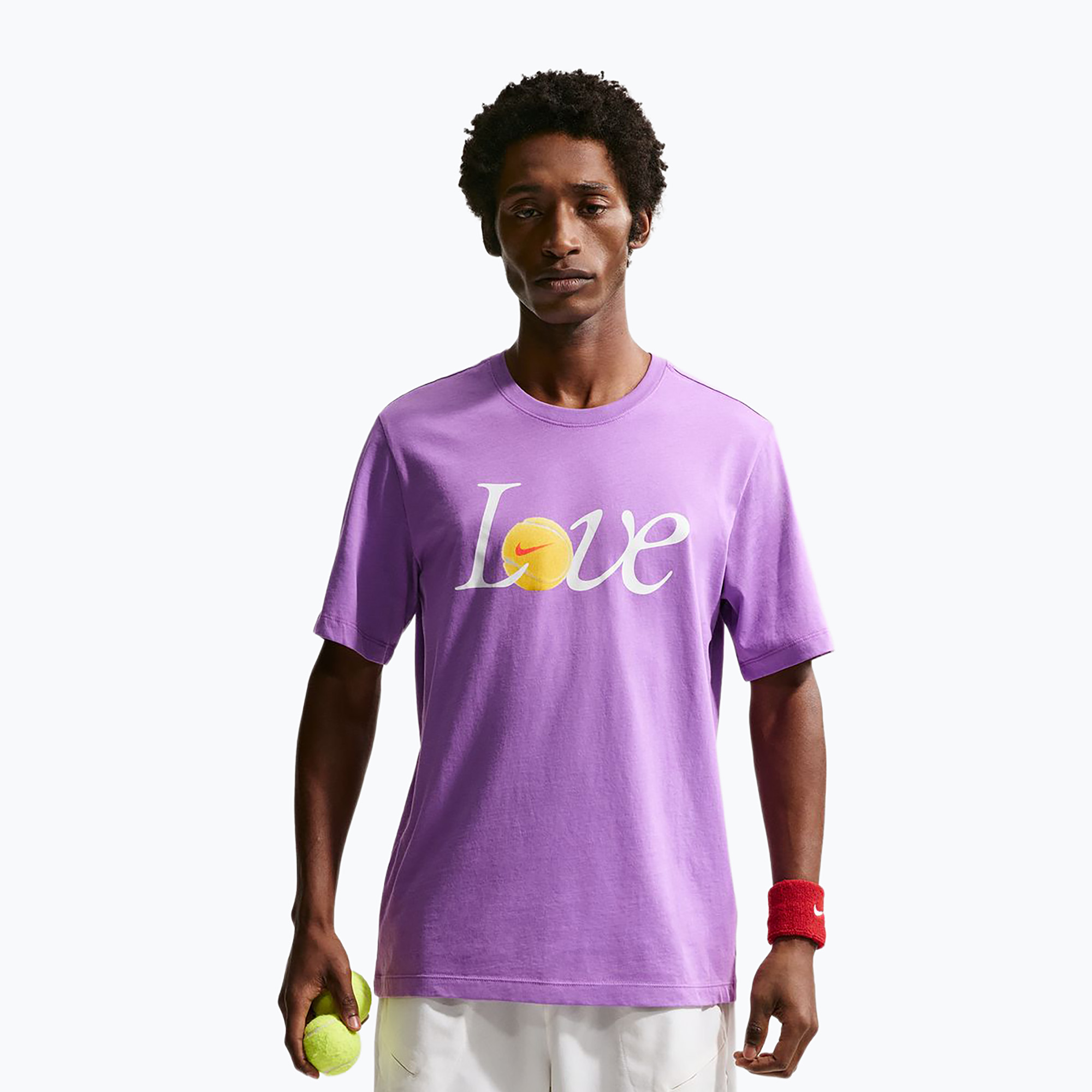 Koszulka tenisowa męska Nike Court Love bright violet 