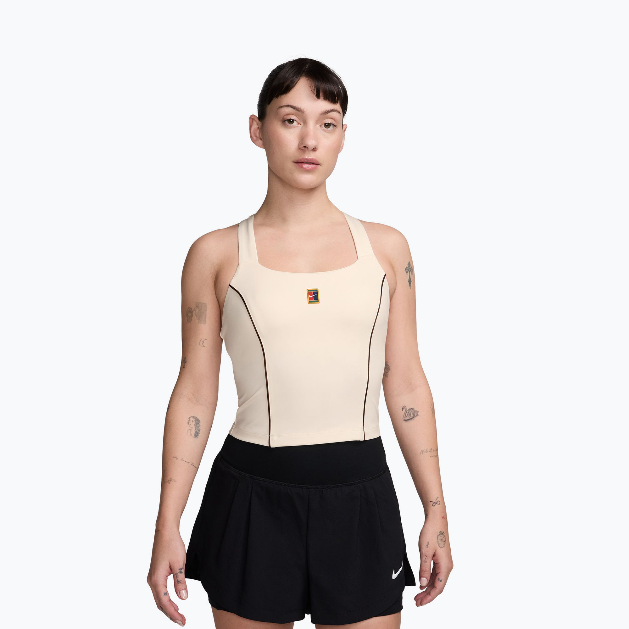 Koszulka damska Nike Court Collection Dri-Fit chalk 
