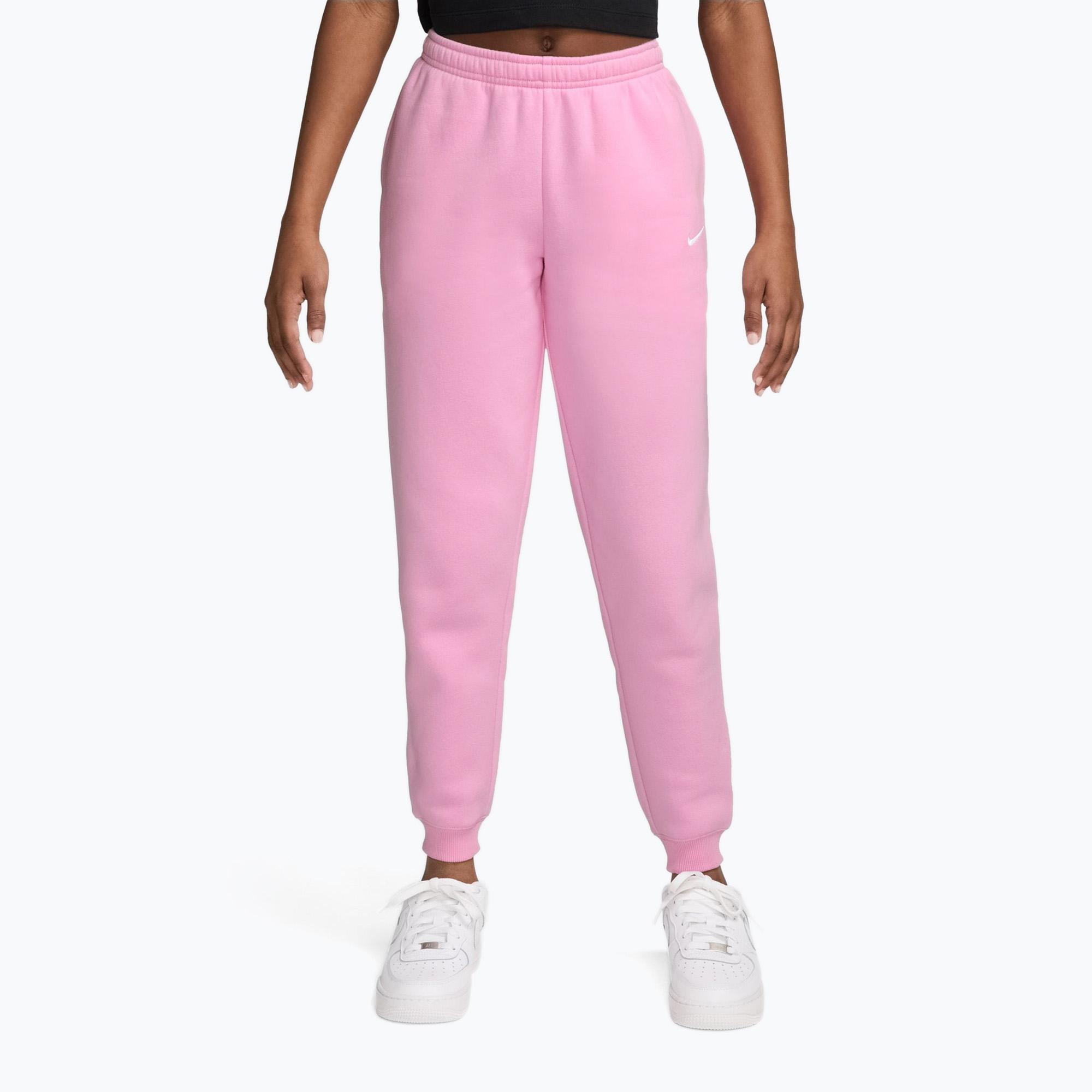 Pantaloni pentru copii Nike Sportswear Studio pink rise/white
