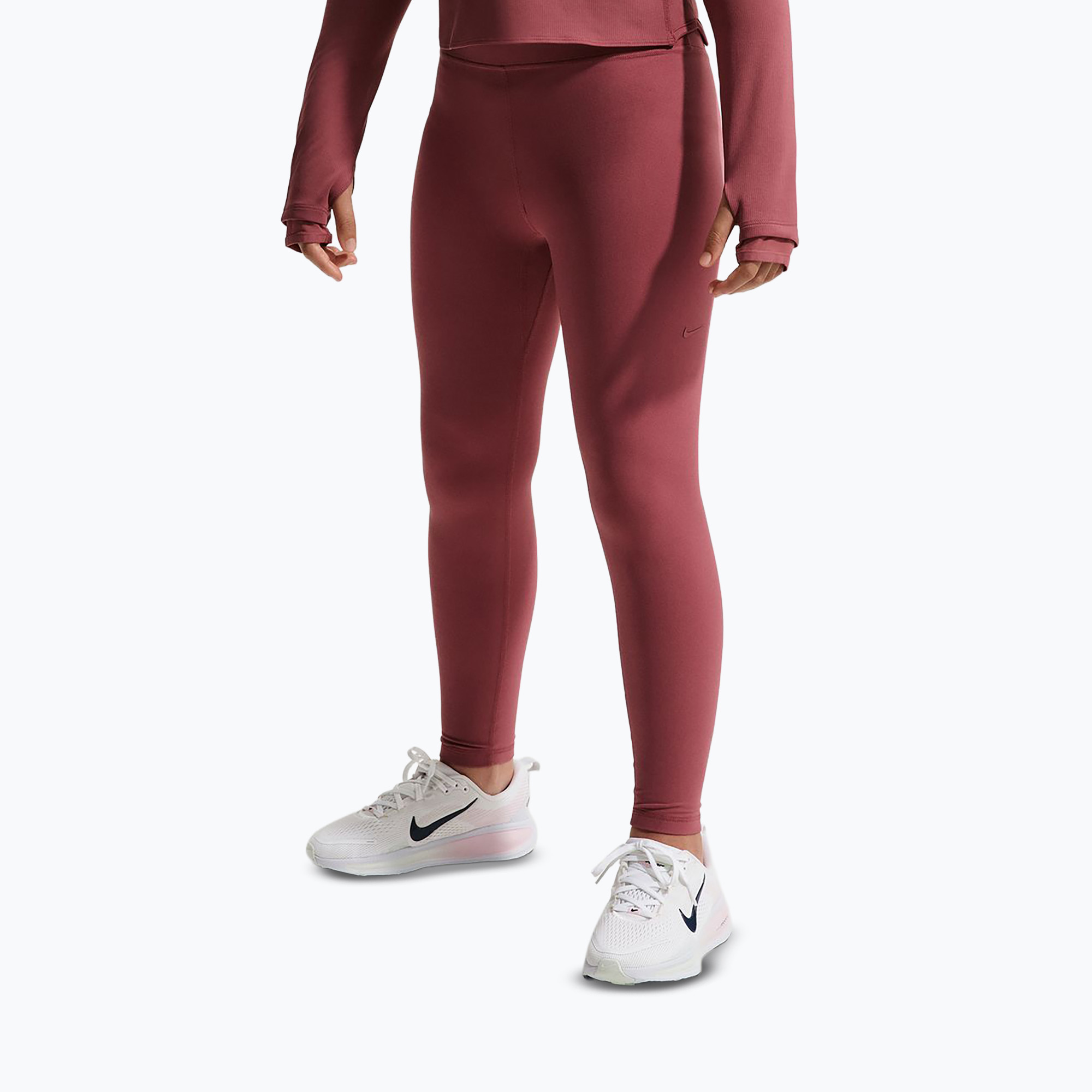 Legginsy dziecięce Nike MAVN pink smoke/pink smoke 