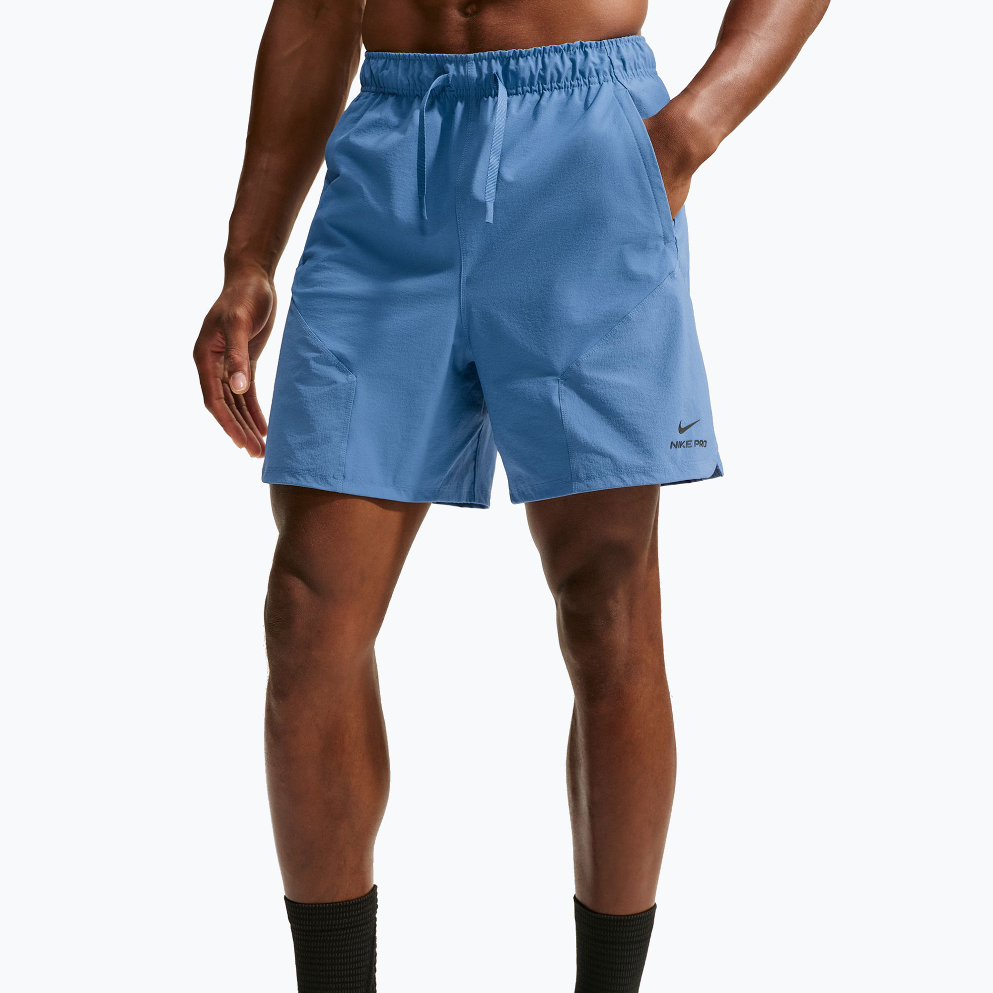 Spodenki treningowe męskie Nike Pro Training indigo storm/indigo storm/black 