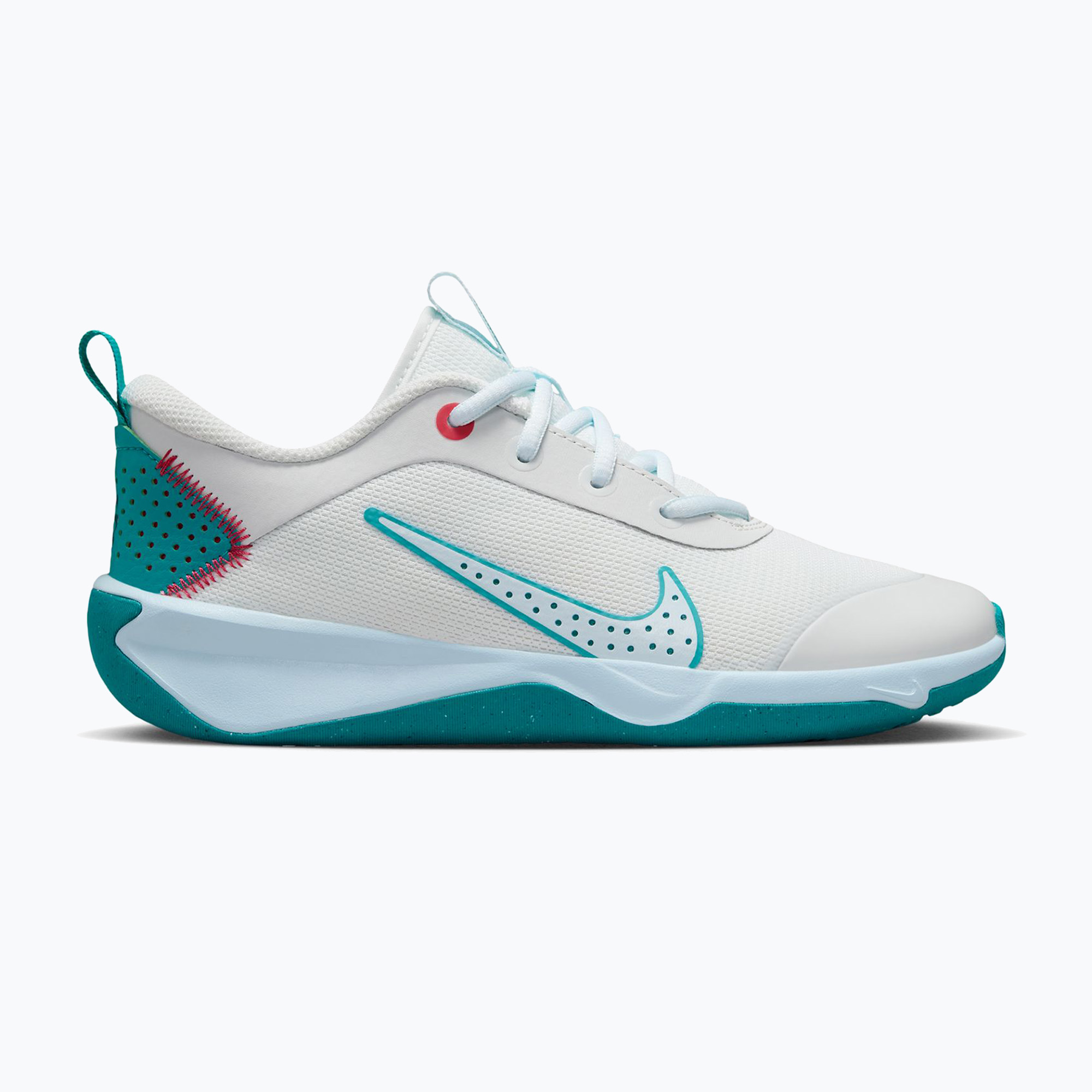 Buty dziecięce Nike Omni Multi-Court off white/energy/glacier blue 