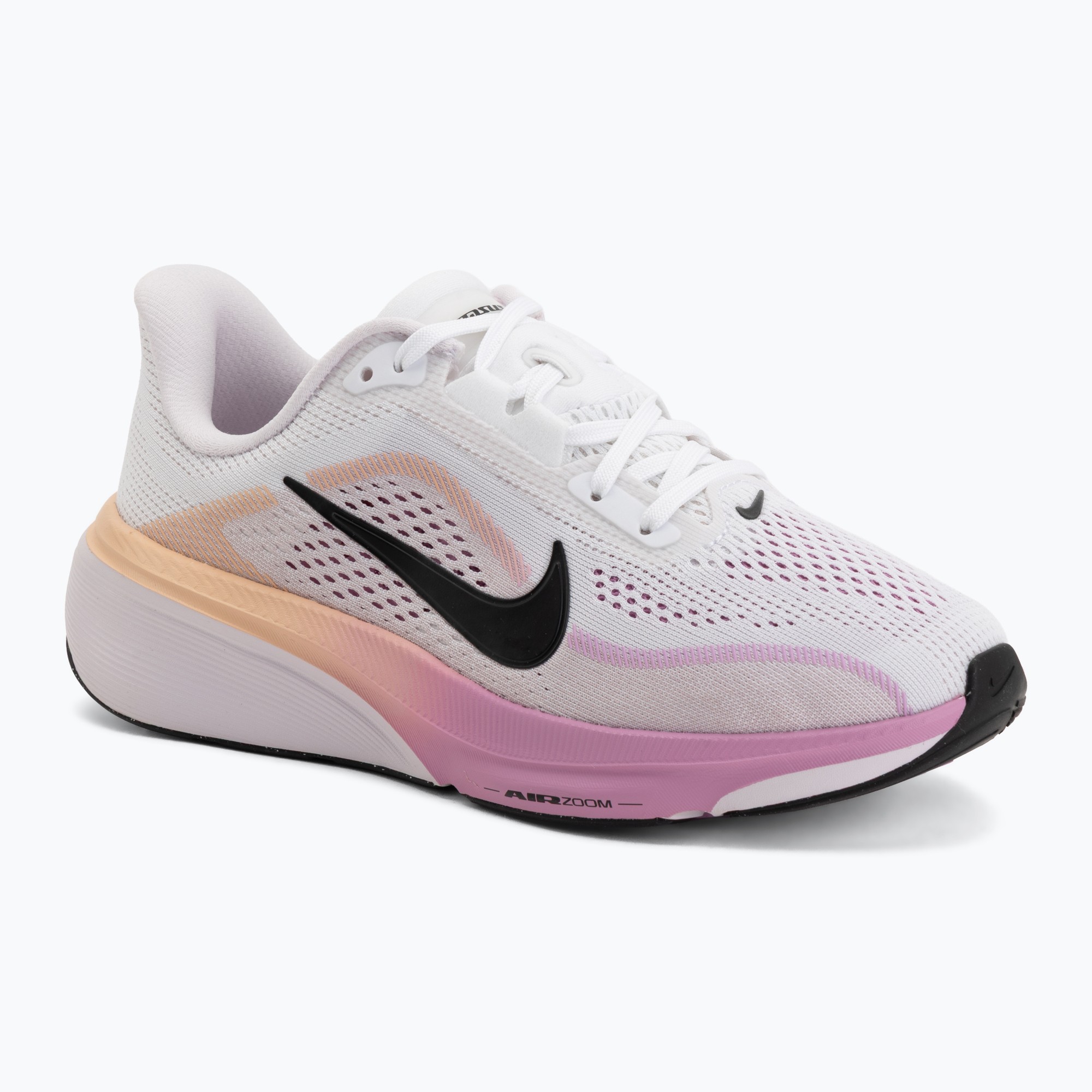 Buty do biegania dziecięce Nike Pegasus 42 white/bleached lilac/sunset haze/black 