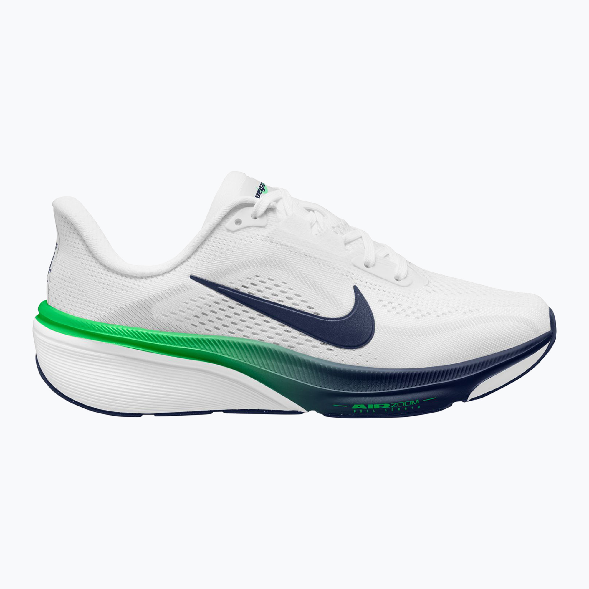 Buty do biegania dziecięce Nike Pegasus 42 white/green spark/midnight navy