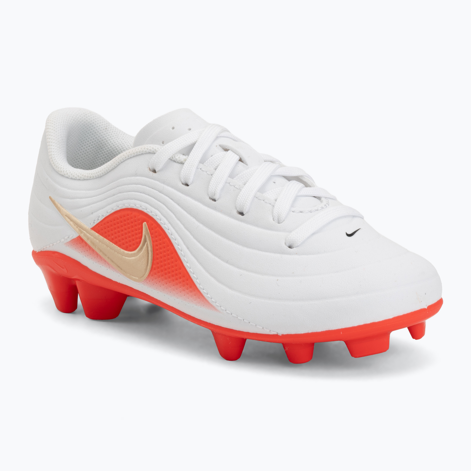 Dětské kopačky Nike Jr. Tiempo Maestro Club White/Bright Crimson/Blur