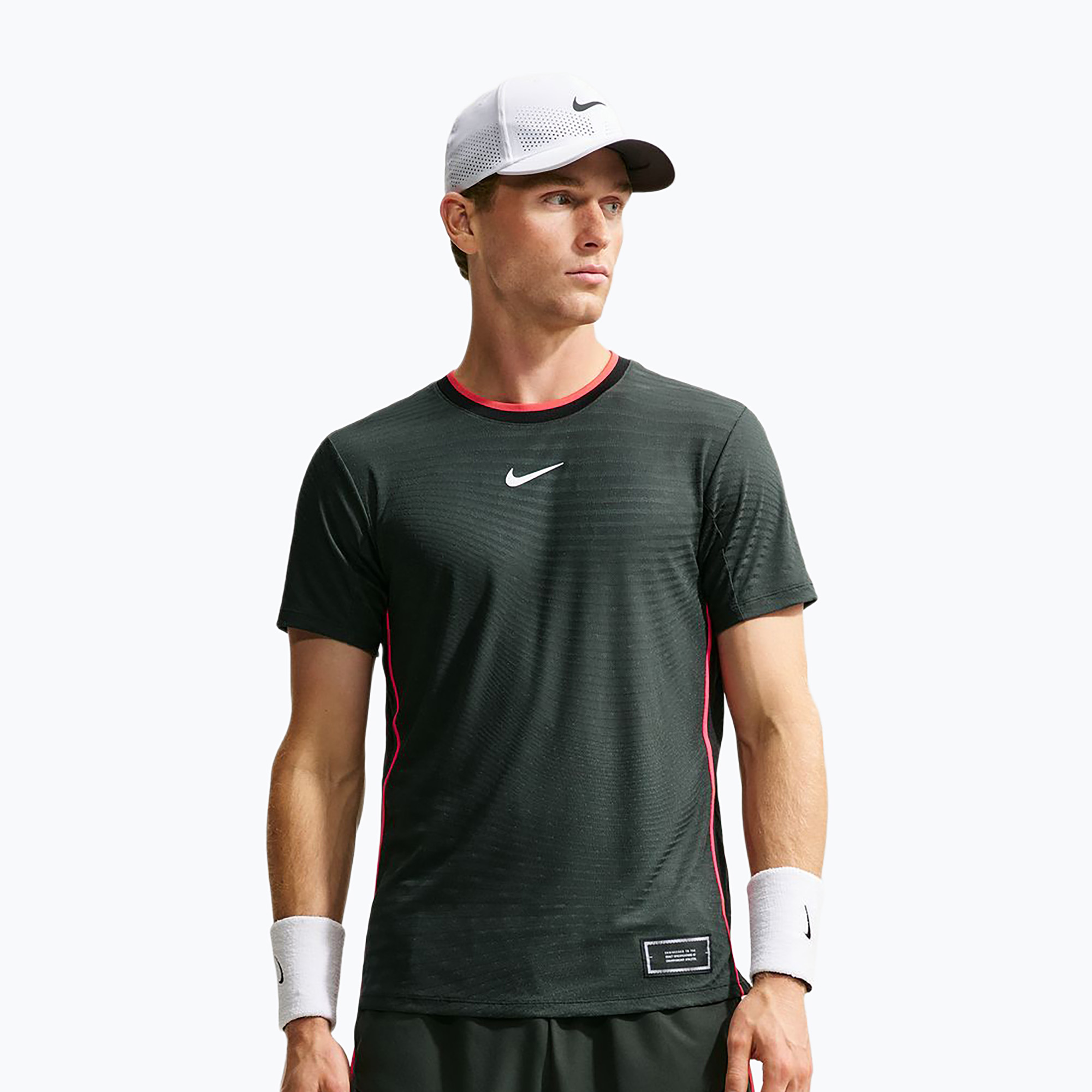 Polo tričko Nike Court Slam Aero-Fit Black Spruce/White