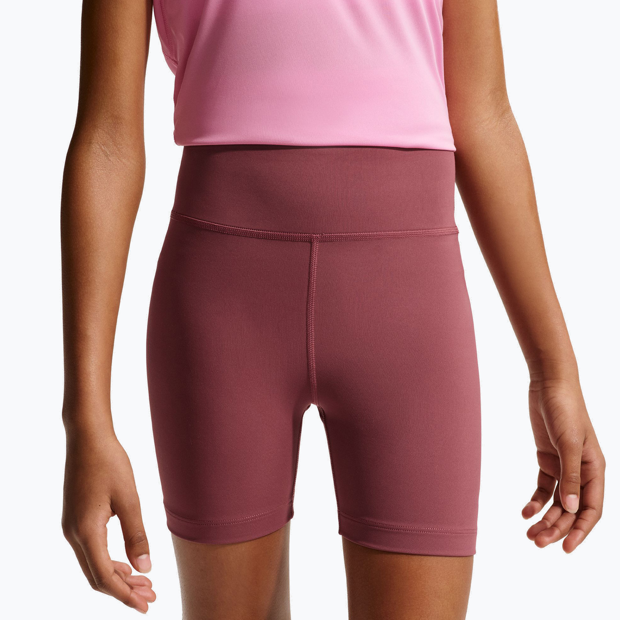 Spodenki dziecięce Nike One pink smoke/white 