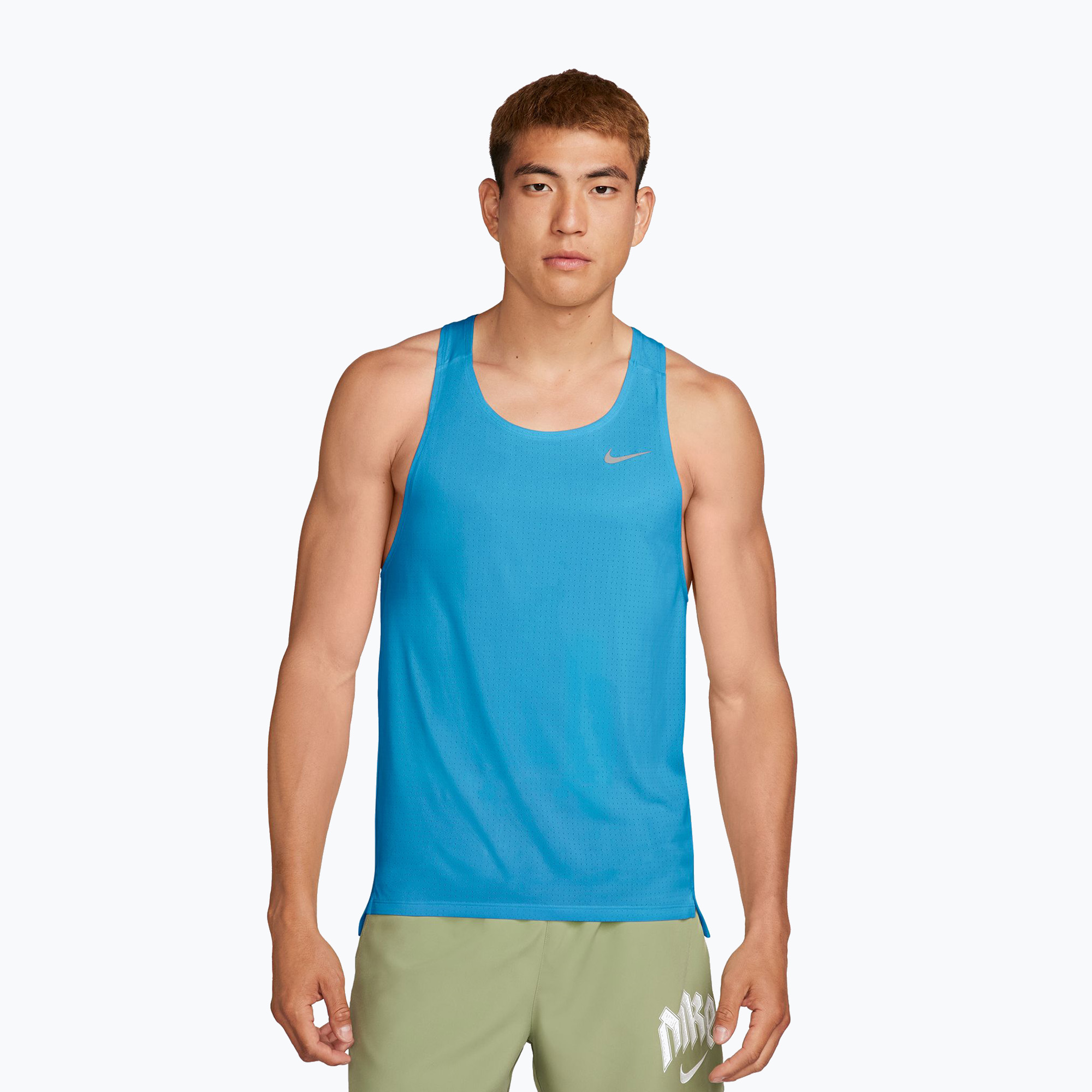 Мъжка тениска за бягане Nike Fast Dri-Fit light current blue
