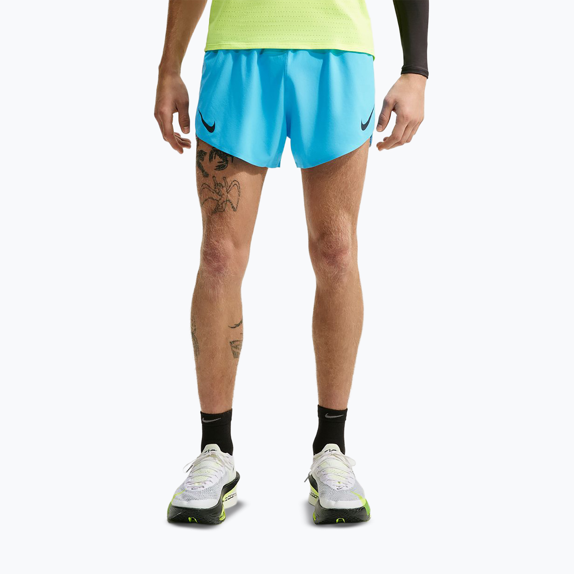 Spodenki do biegania męskie Nike AeroSwift light current blue/black 