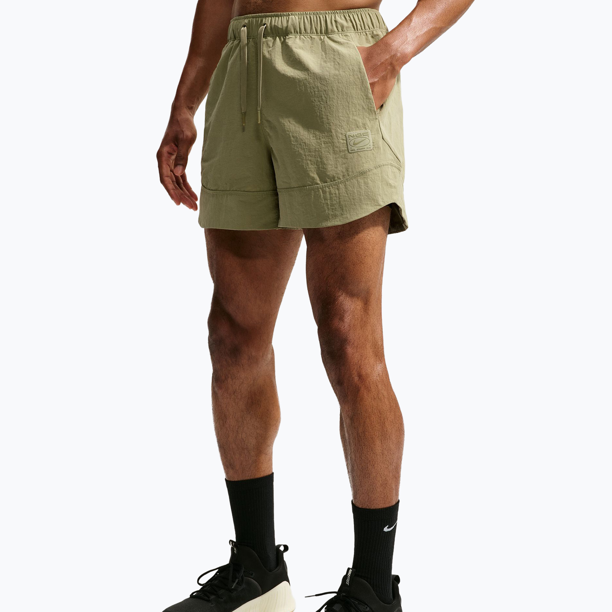 Spodenki treningowe męskie Nike N.A.C. dusty olive/dusty olive 