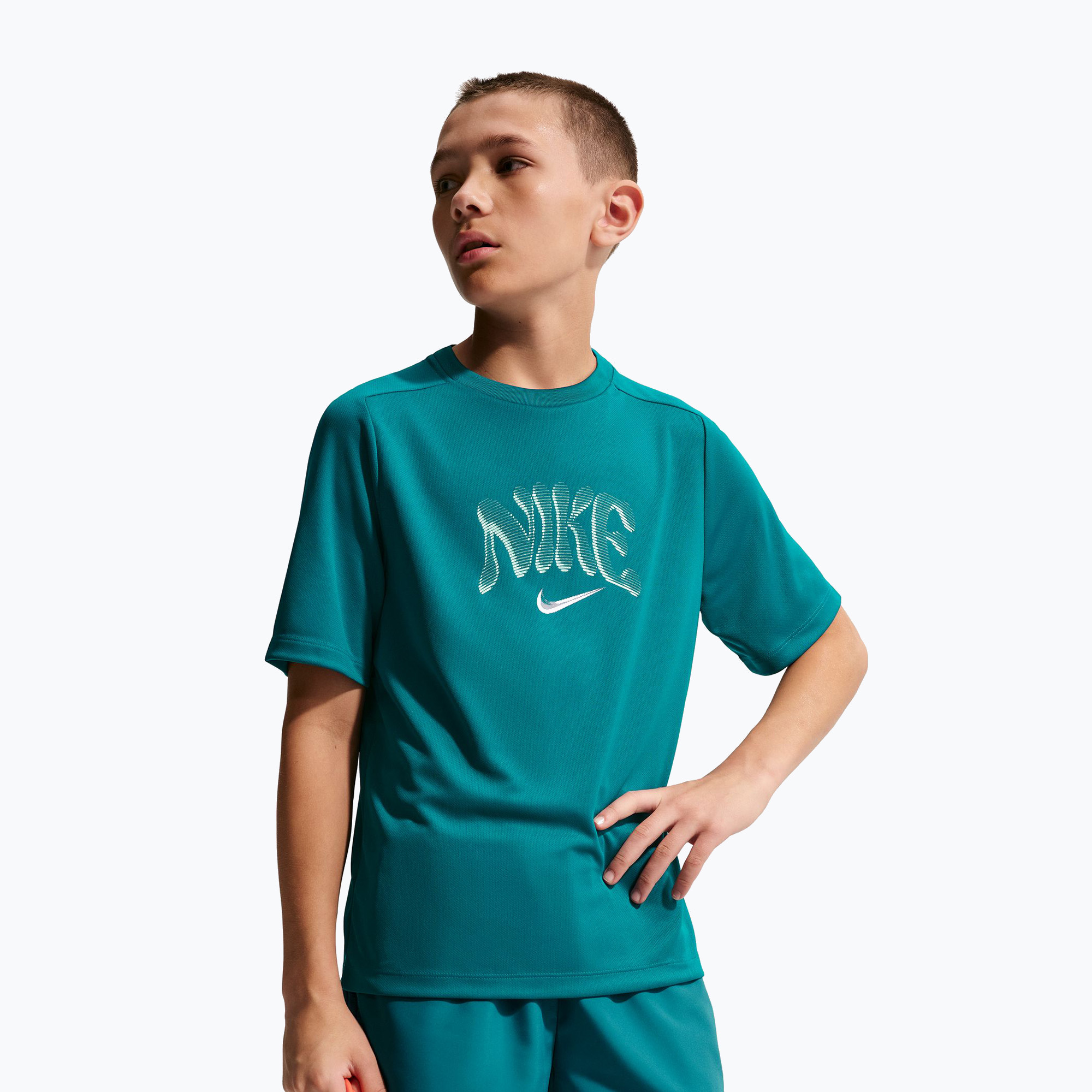 Detské tričko Nike Multi Refresh bright spruce