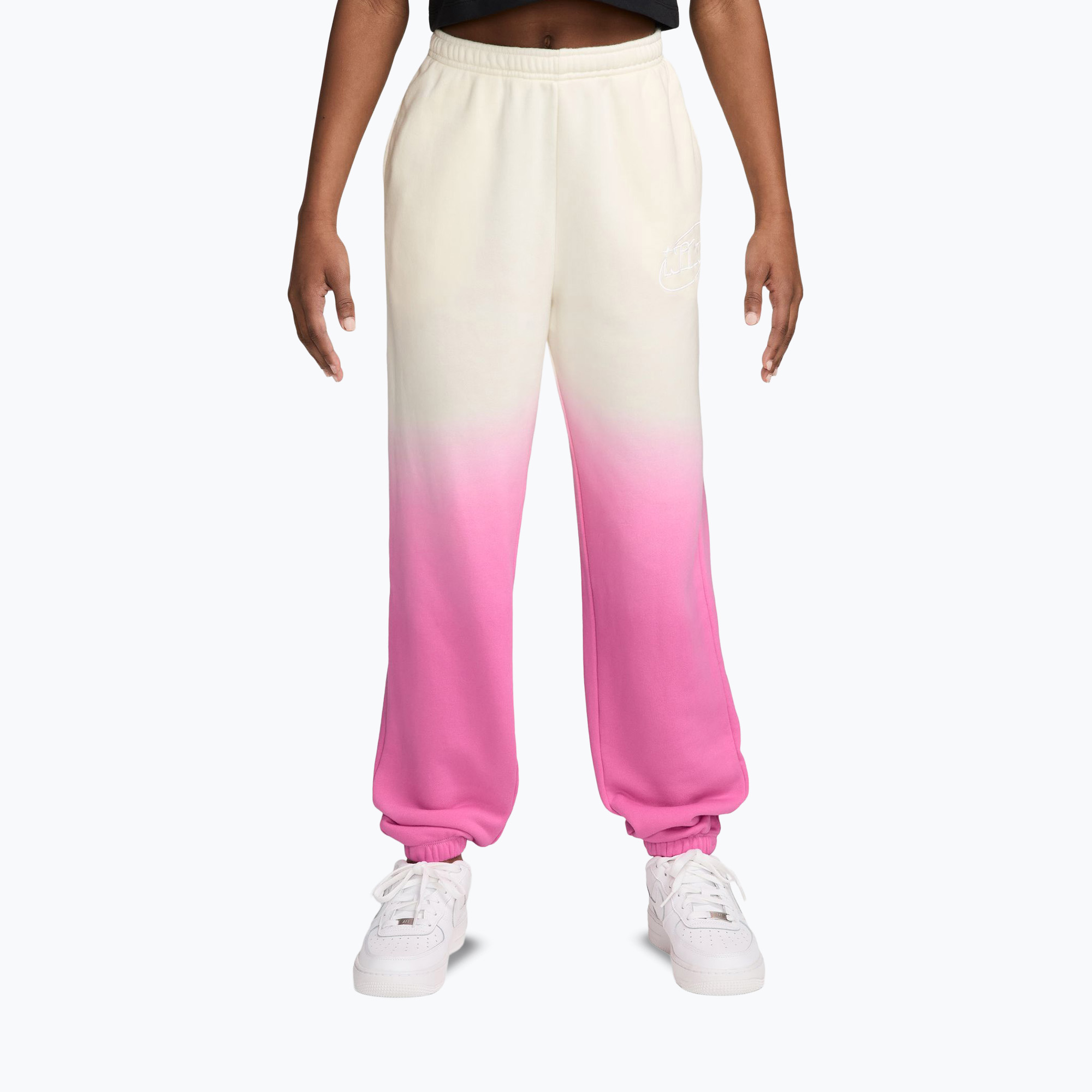 Spodnie dziecięce Nike Sportswear Studio sail/playful pink 
